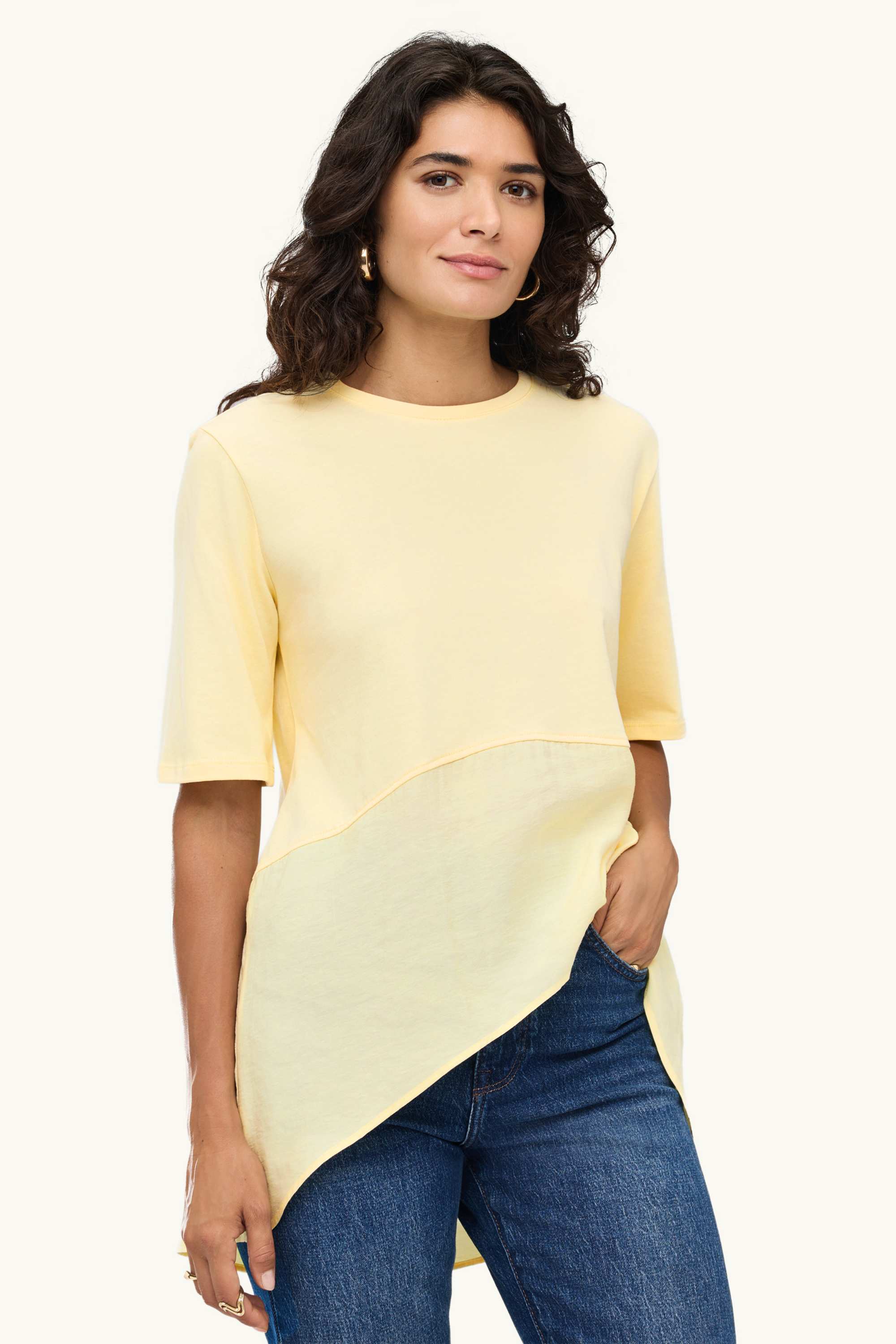 T-shirt - relaxed fit yellow