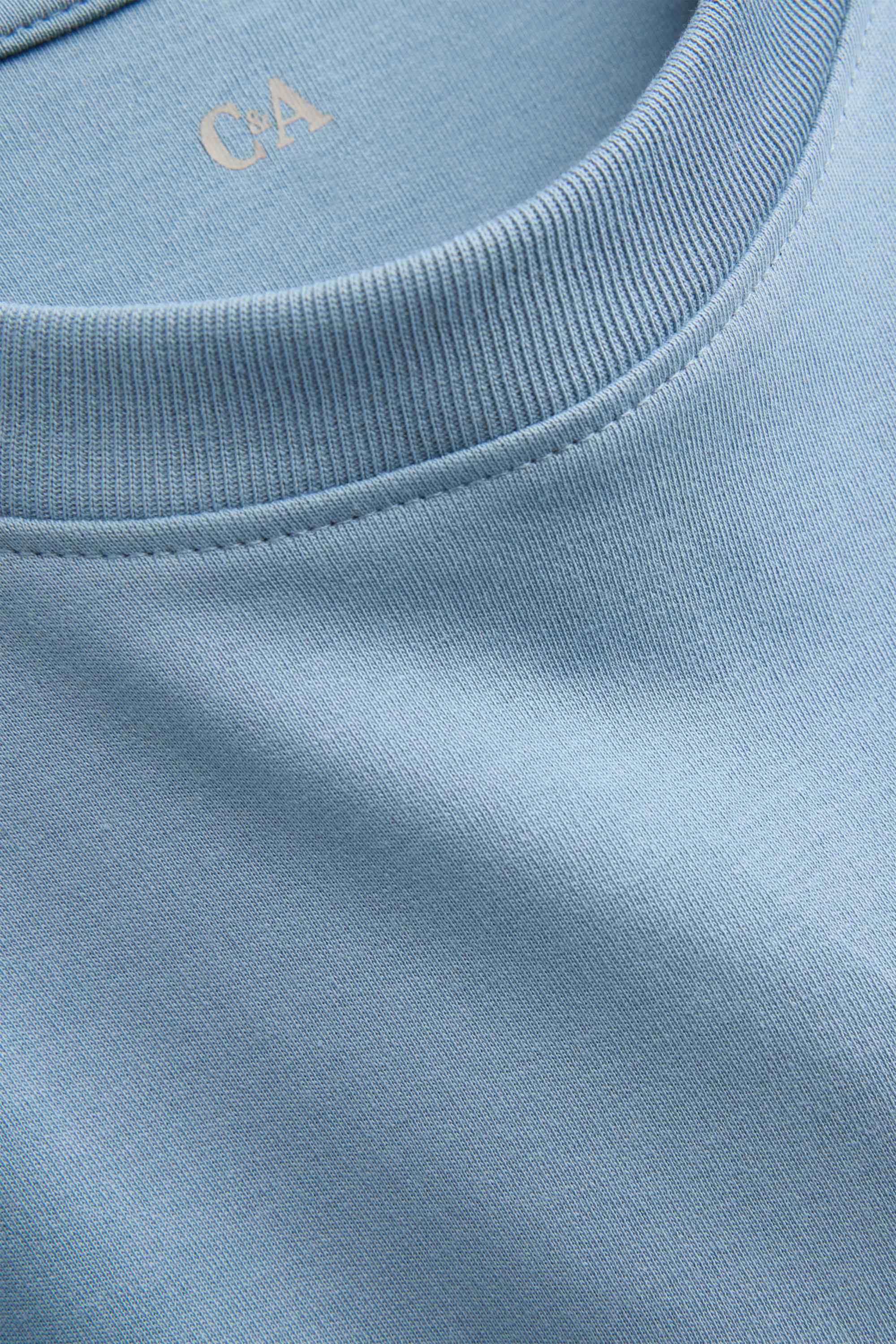 T-shirt - regular fit light blue