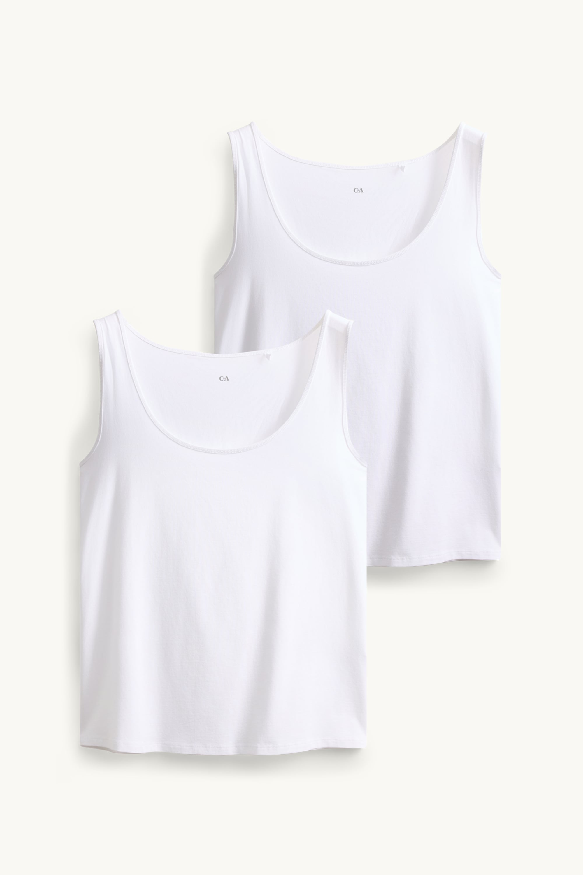 Multipack of 2 - top white