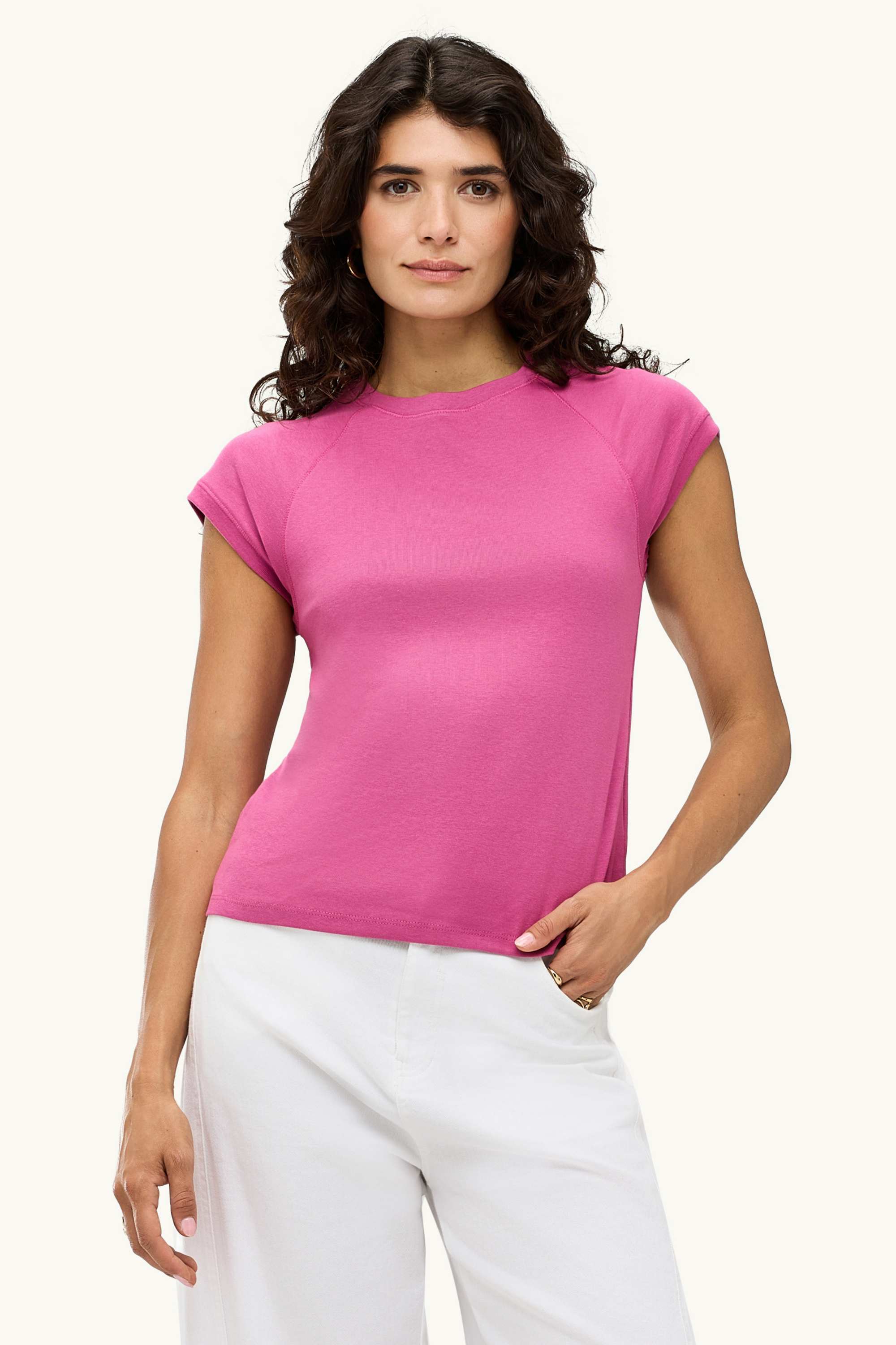 T-shirt - slim fit pink