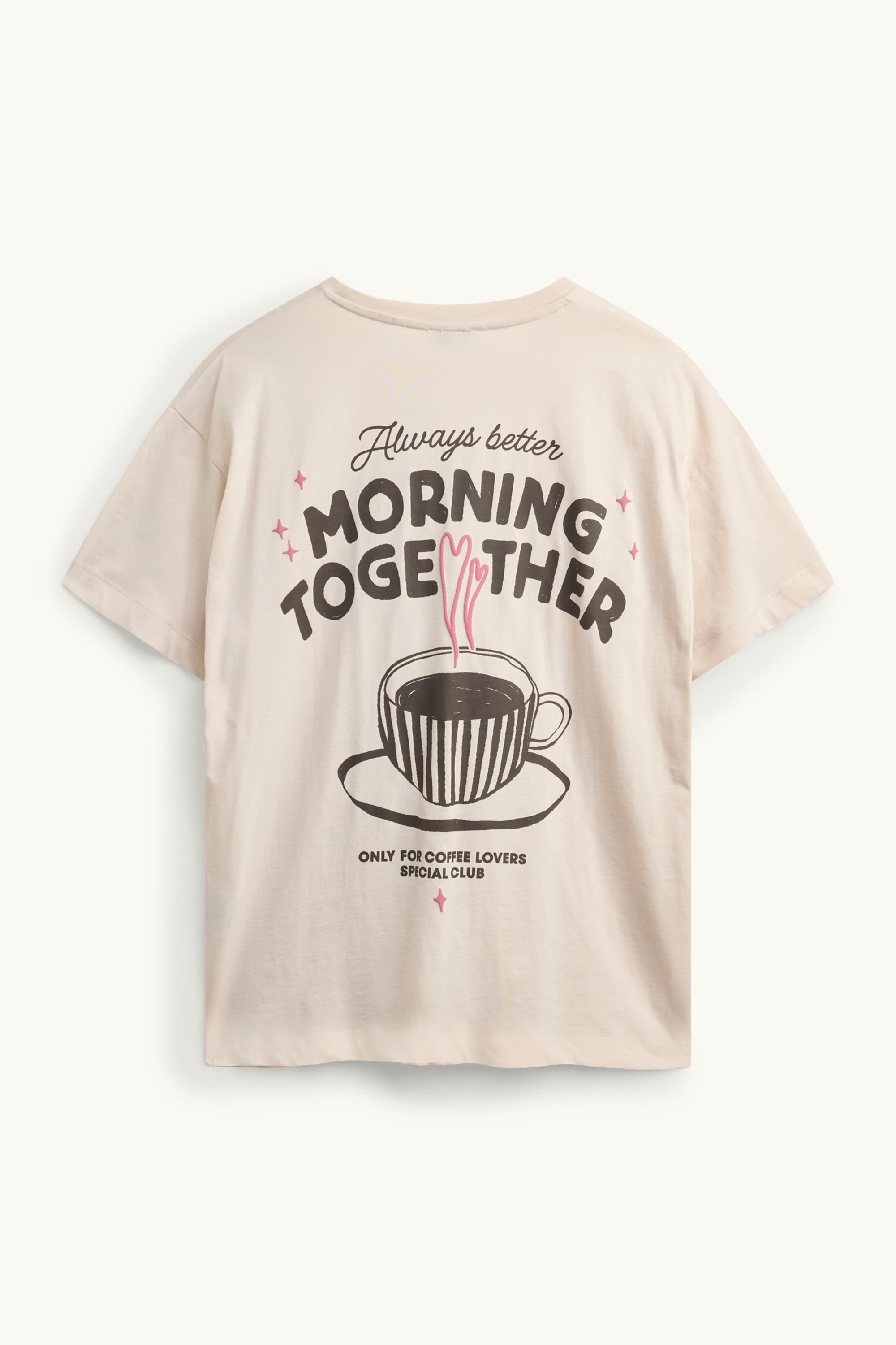 T-shirt - oversized beige