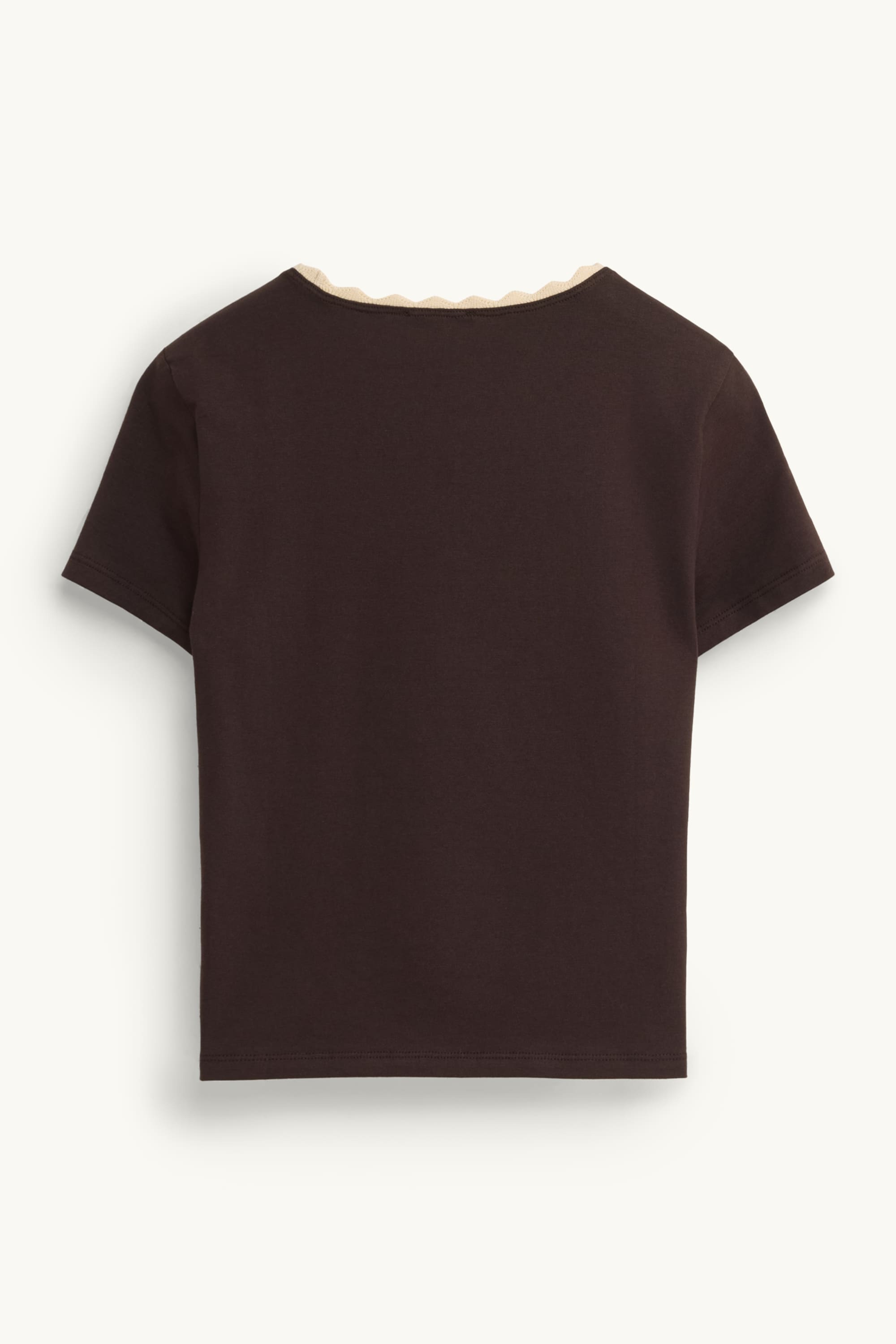 T-shirt - slim fit brown