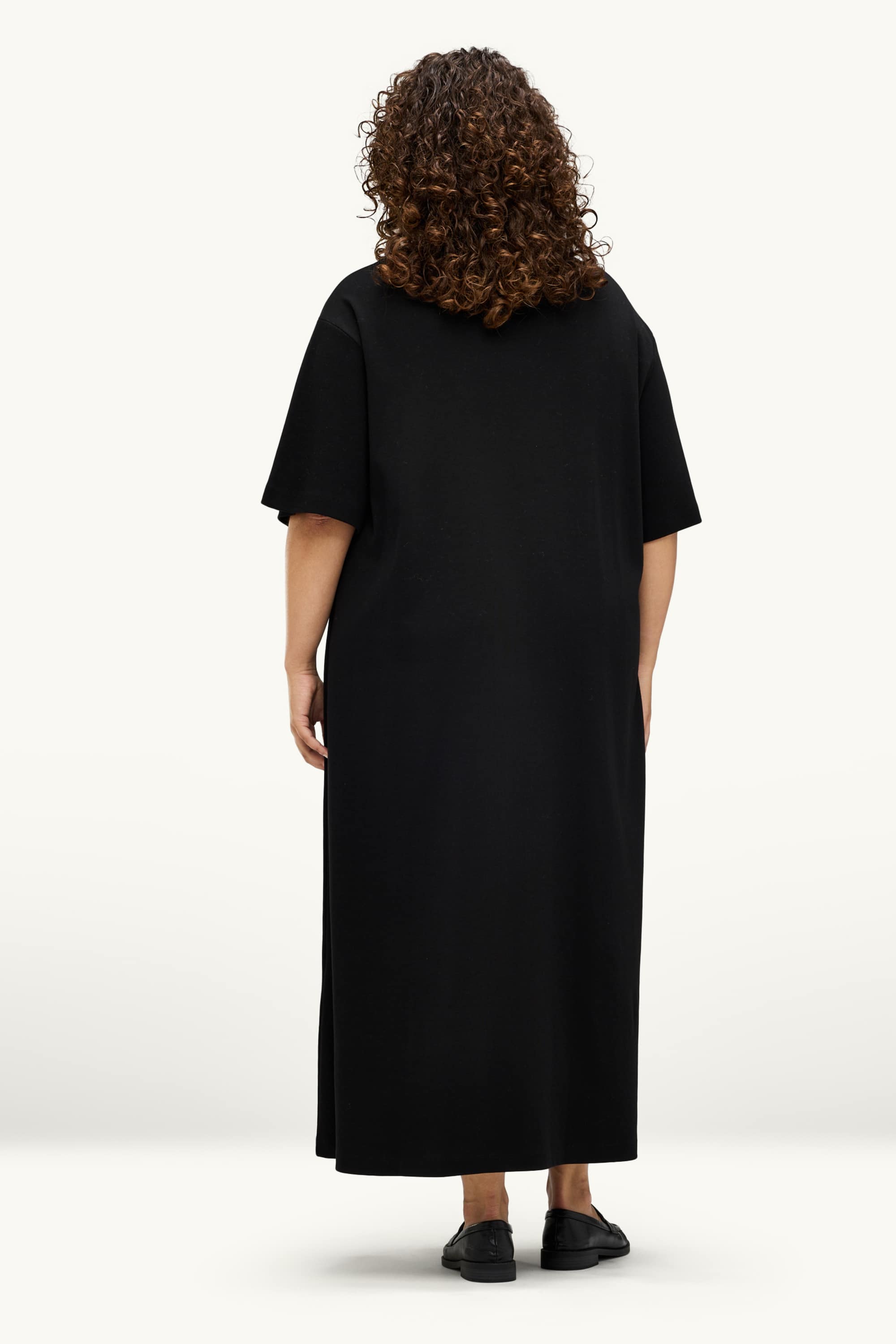 T-shirt dress black