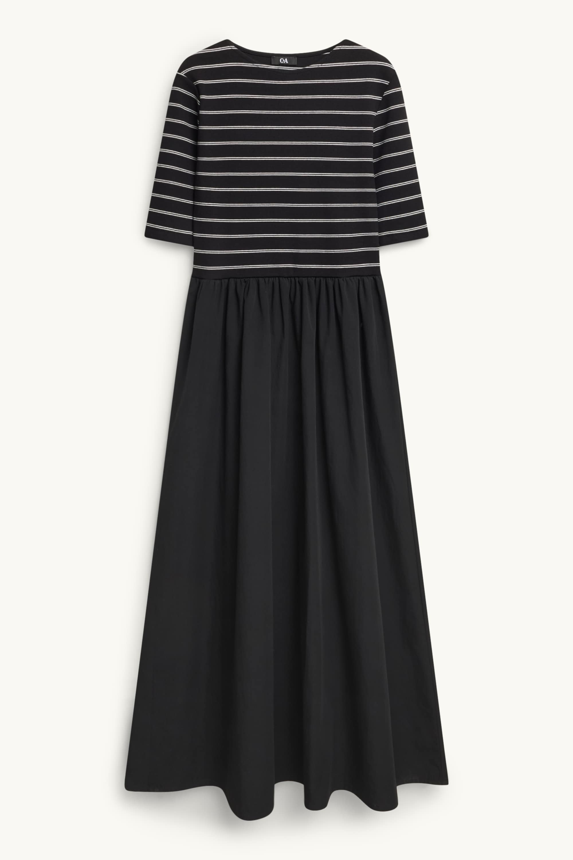 Fit & flare dress black / white