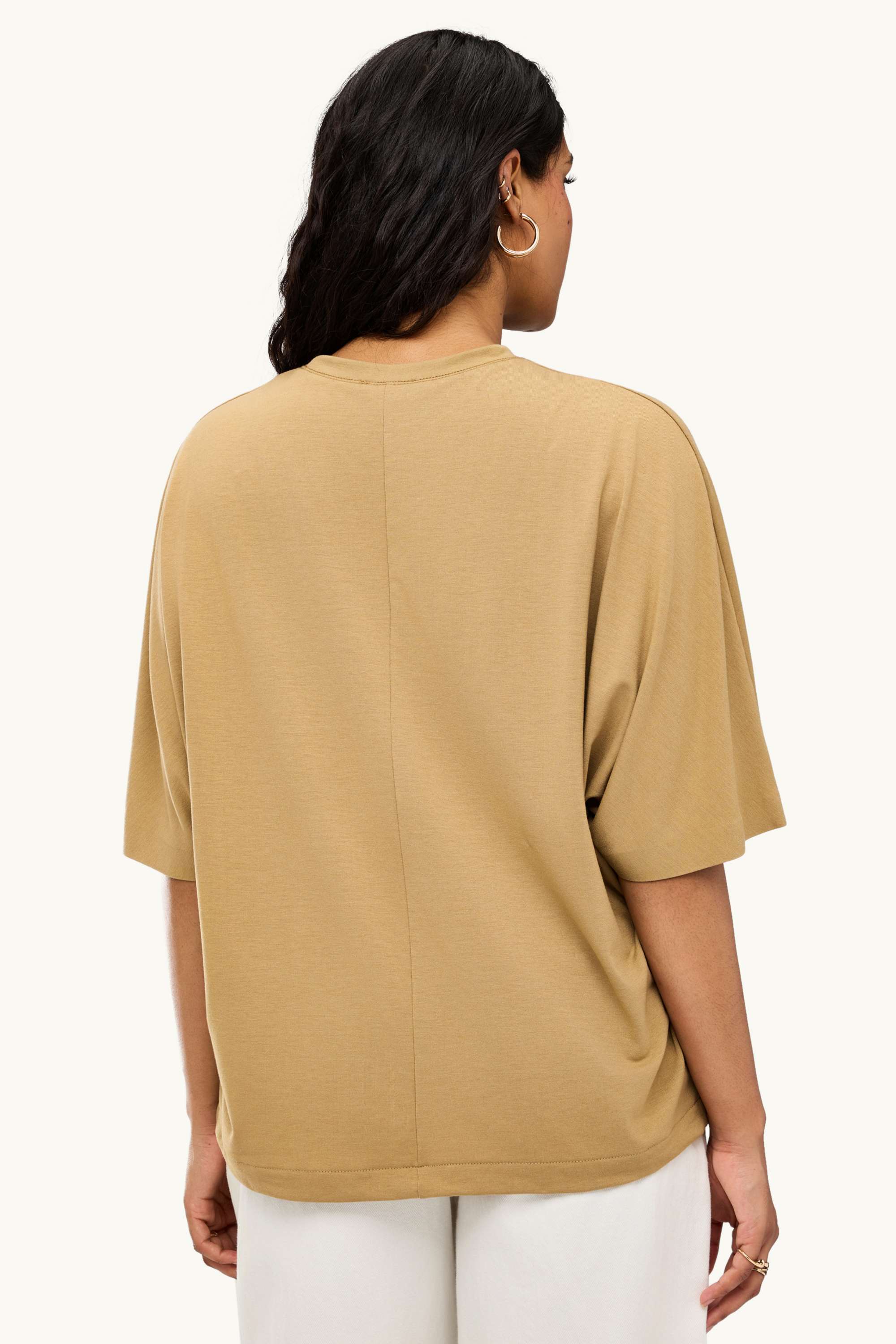 T-shirt - relaxed fit beige