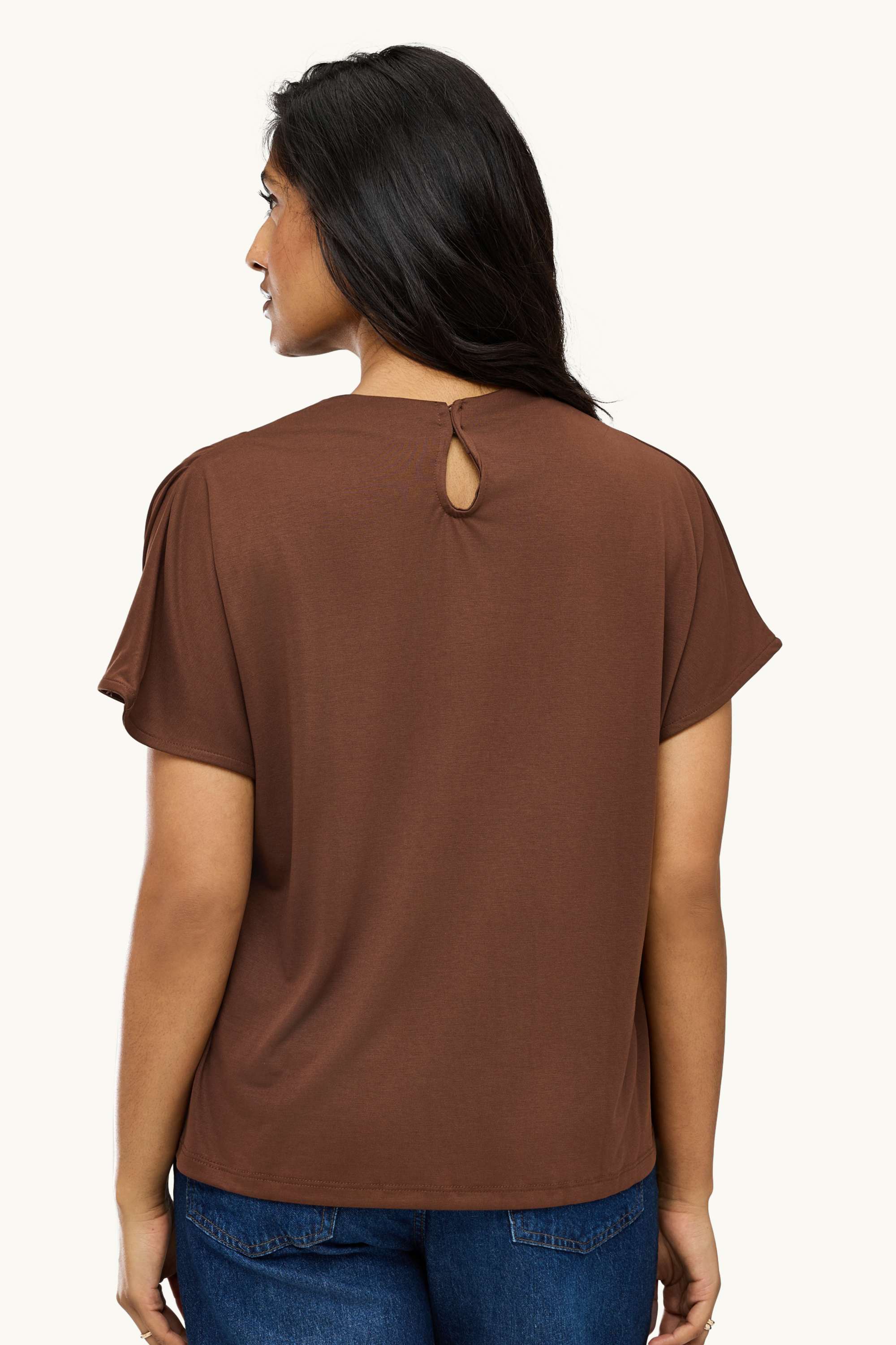 T-shirt - regular fit brown