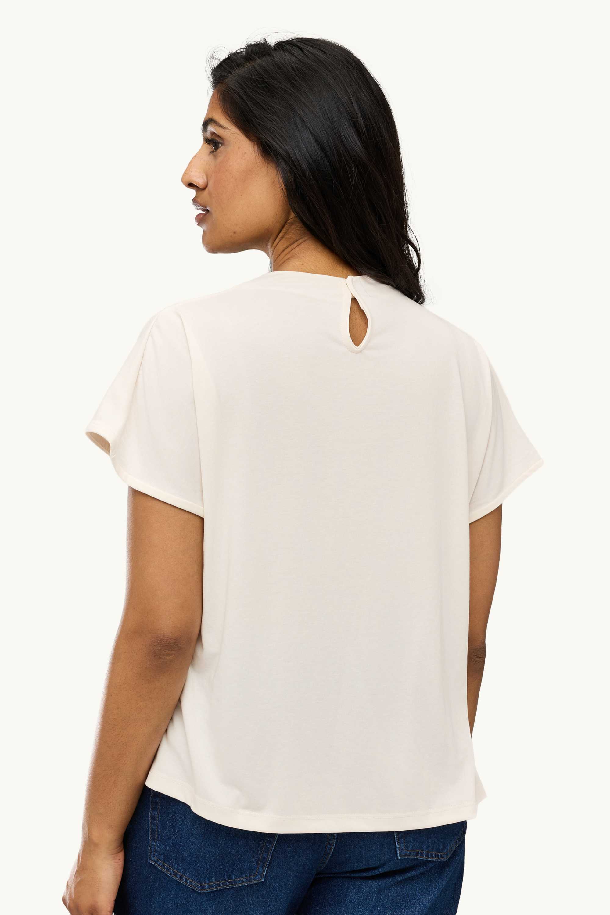 T-shirt - regular fit cremewhite