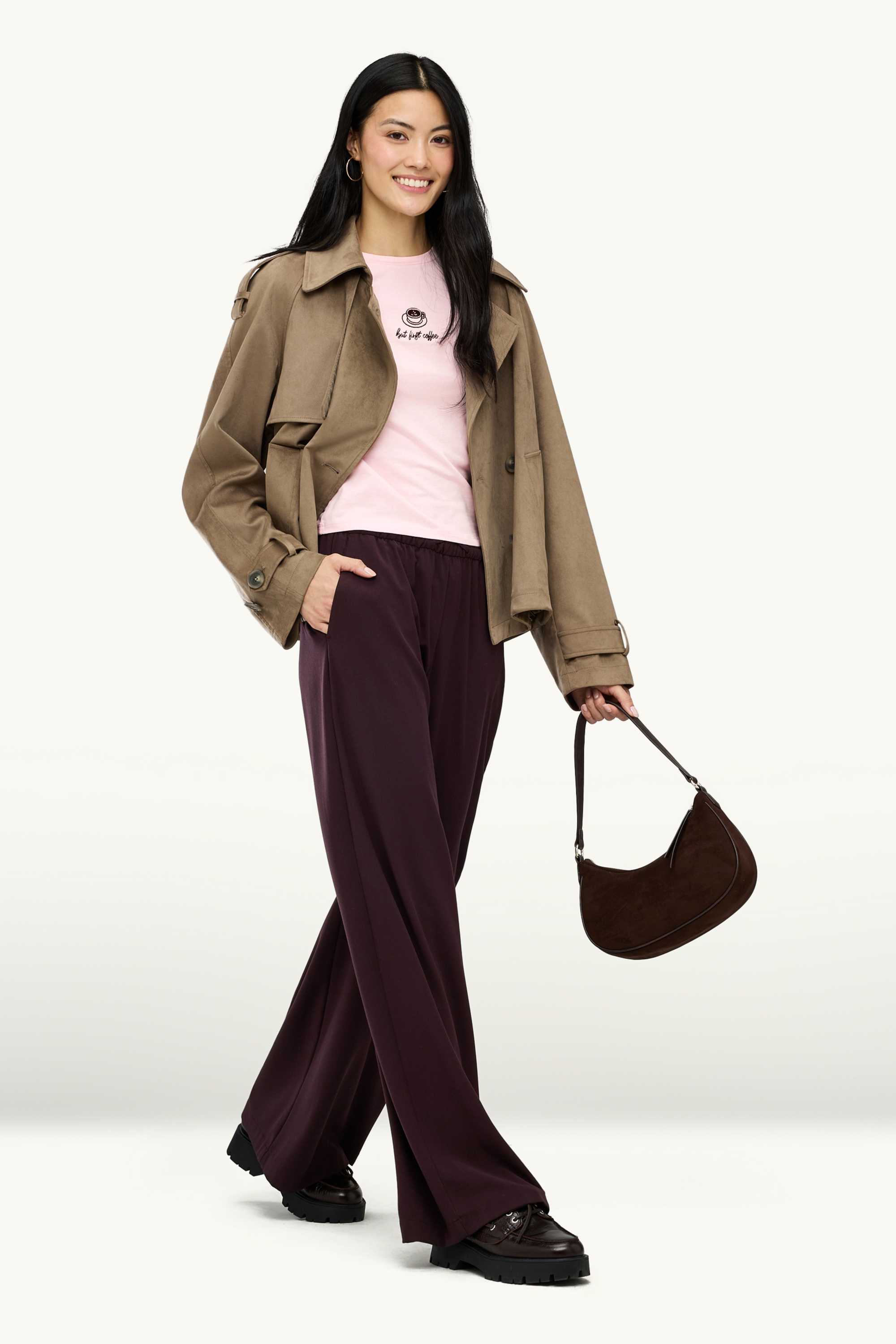 T-shirt - slim fit light rose