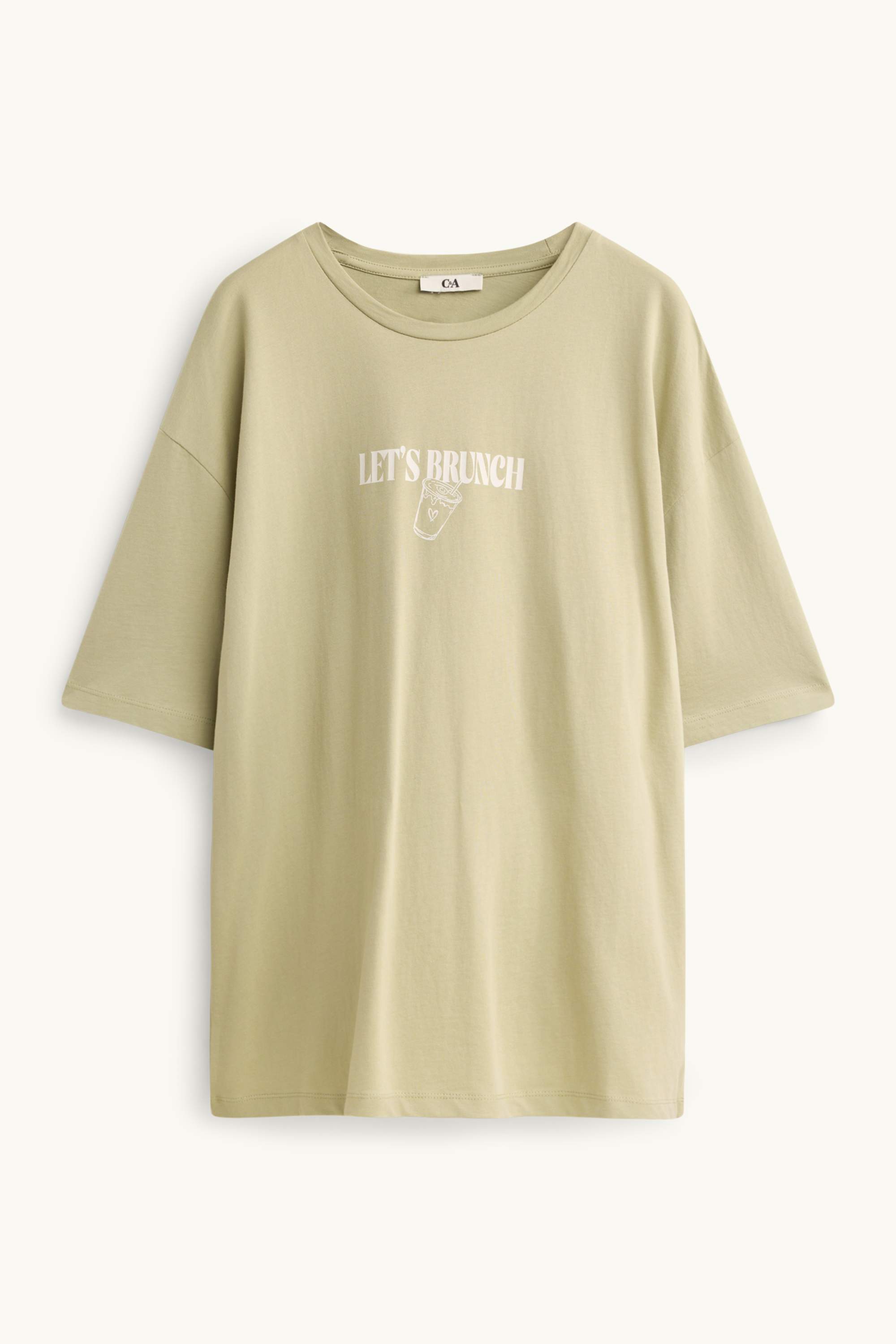T-shirt - oversized light green