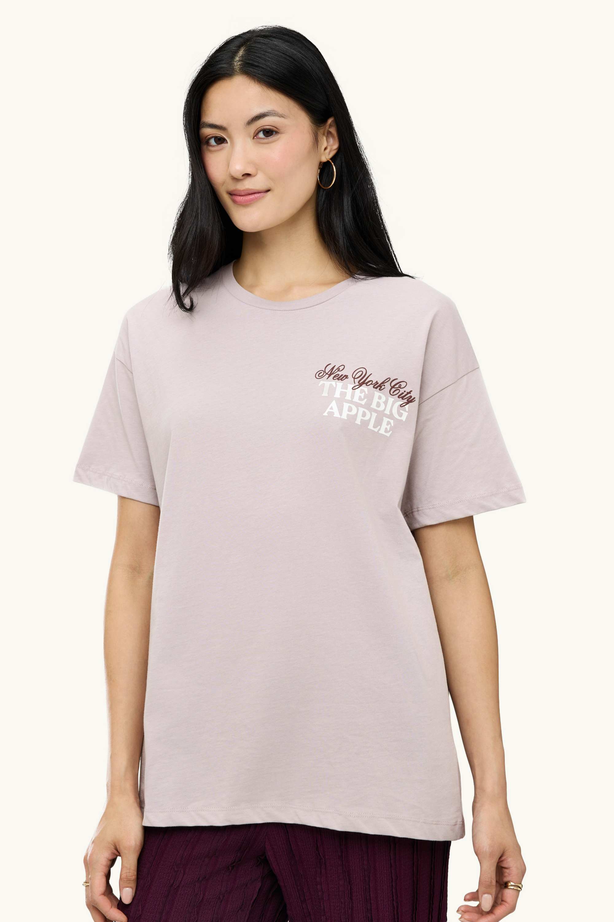 T-shirt - oversized lilac