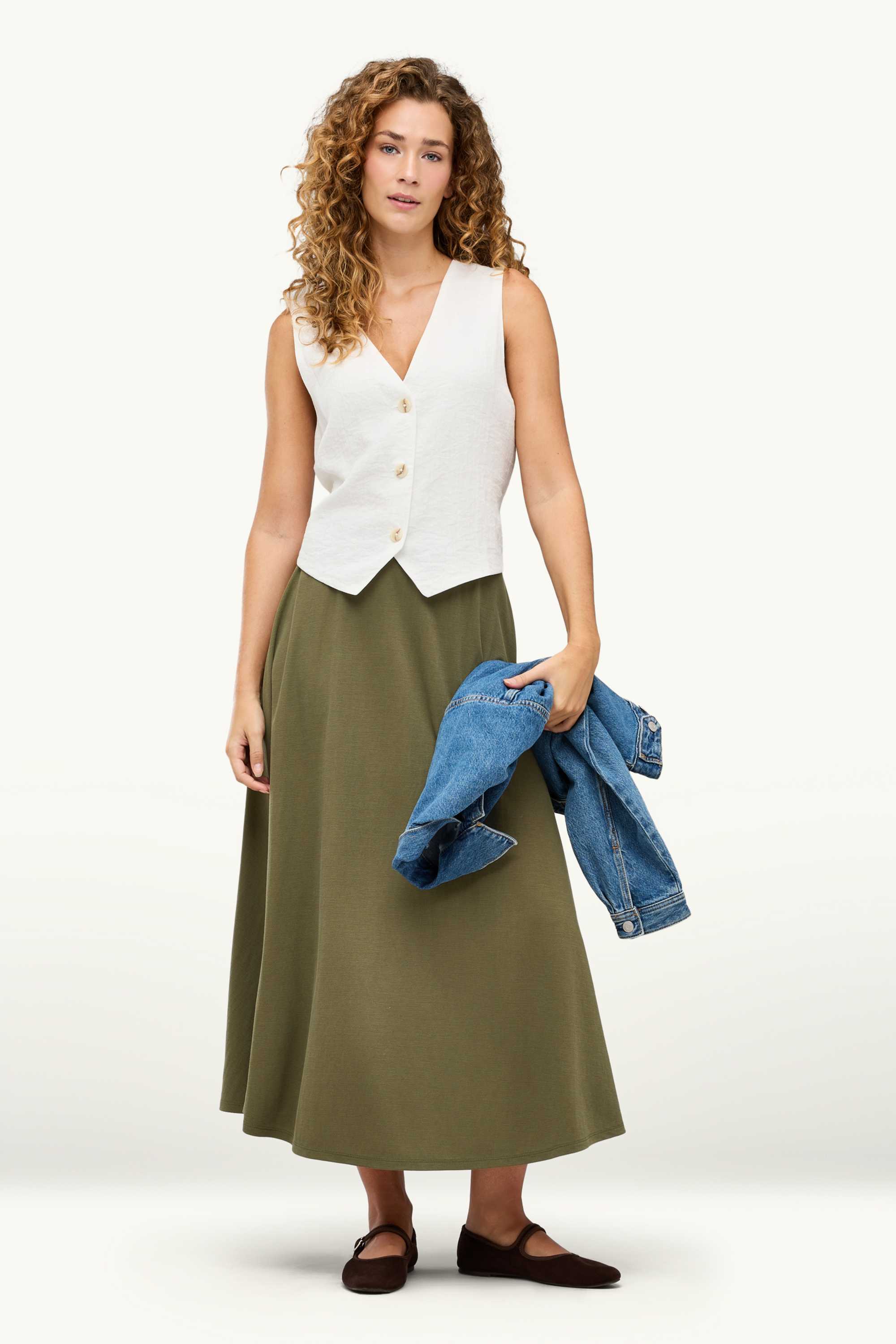 Skirt khaki
