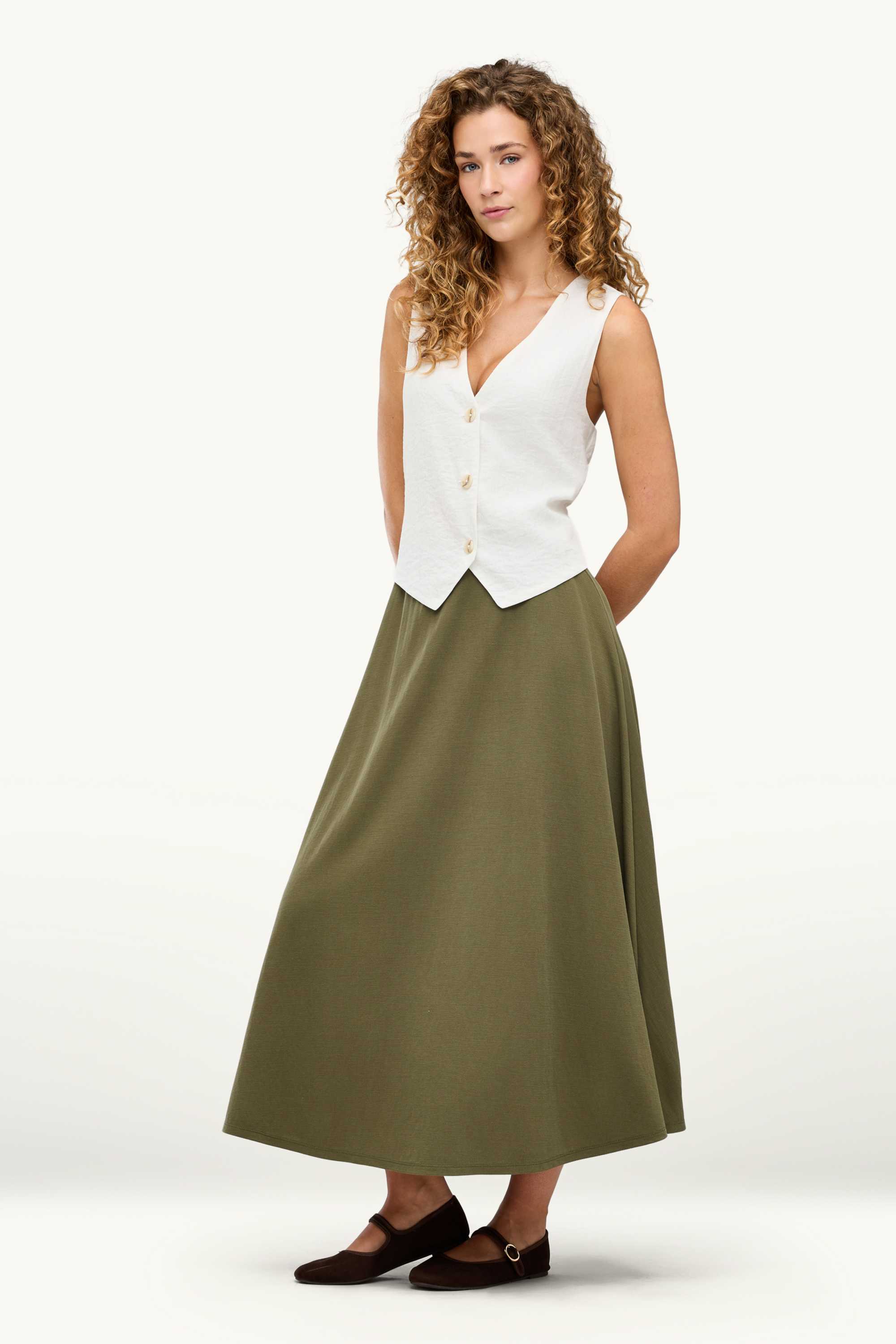 Skirt khaki