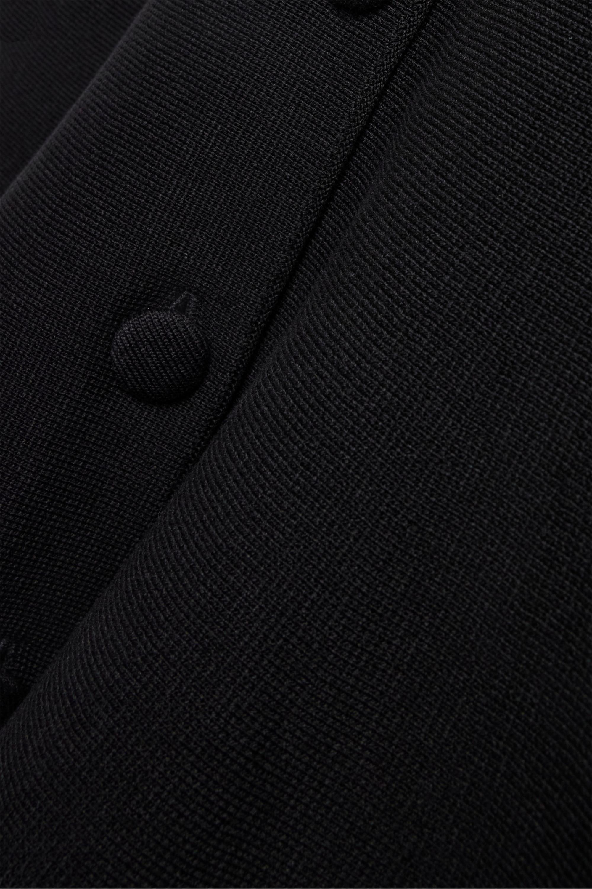 Knitted waistcoat black