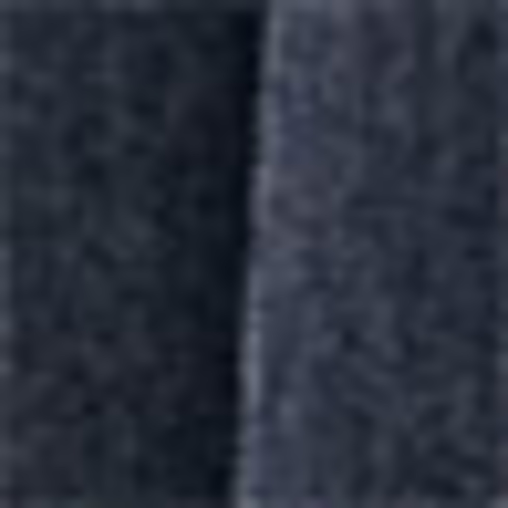 Cloth trousers - mid-rise waist - tapered leg - denim look dark blue
