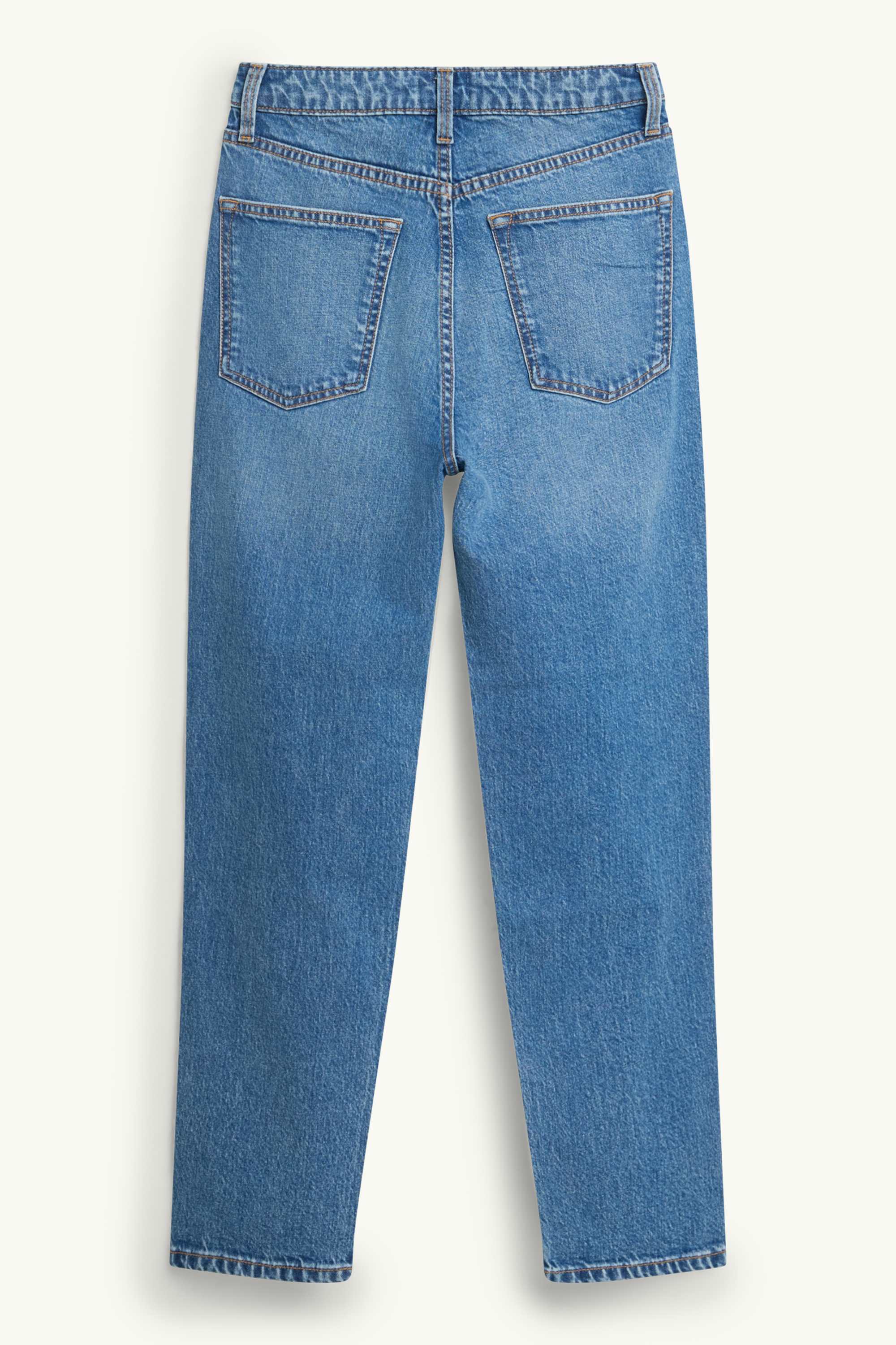 Mom jeans - high waist blue denim