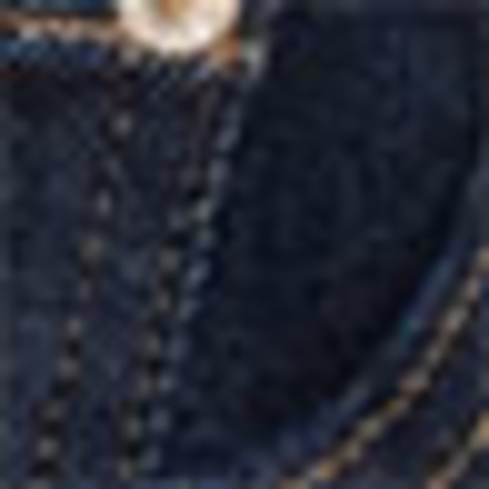 Mom shorts - high waist blue denim