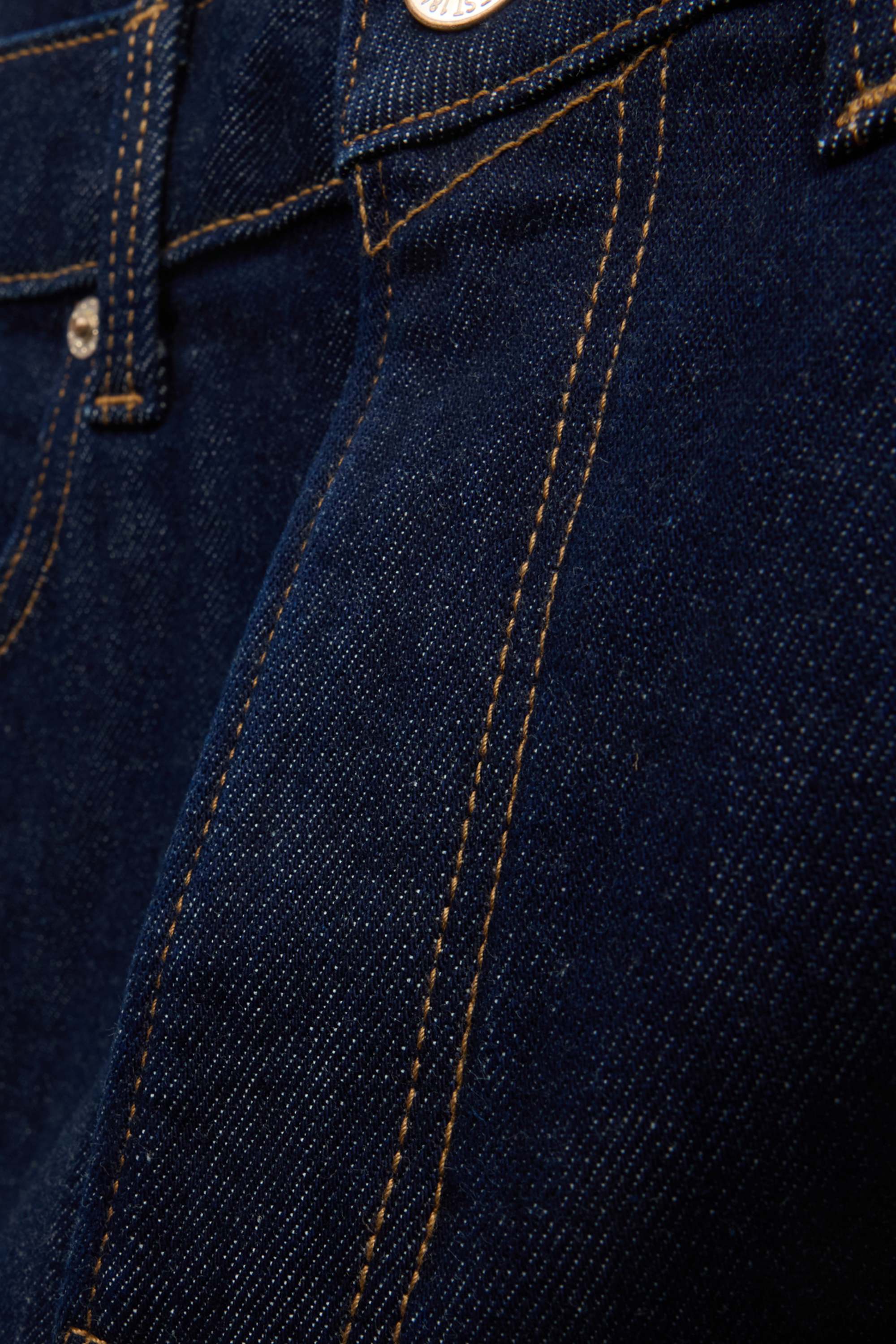 Mom shorts - high waist blue denim
