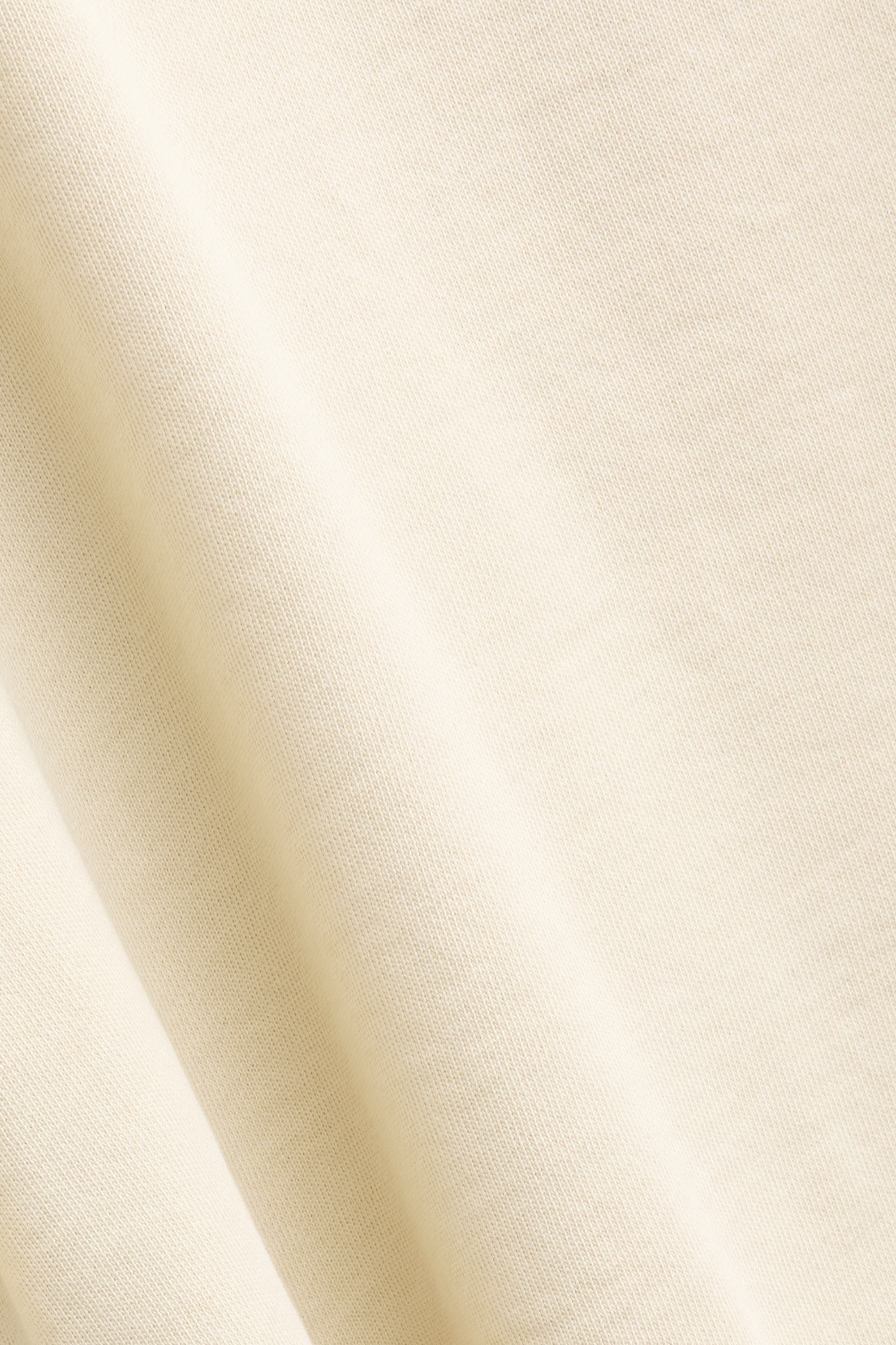 Cropped T-shirt - relaxed fit cremewhite