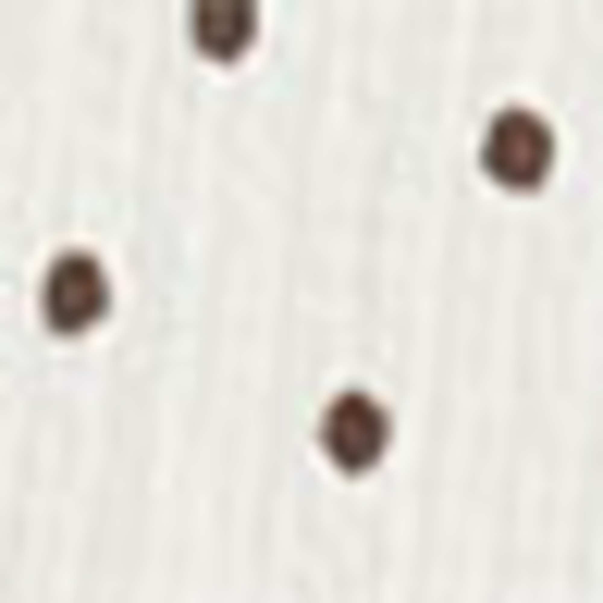 Trousers - mid-rise waist - palazzo - polka dot brown / cremewhite
