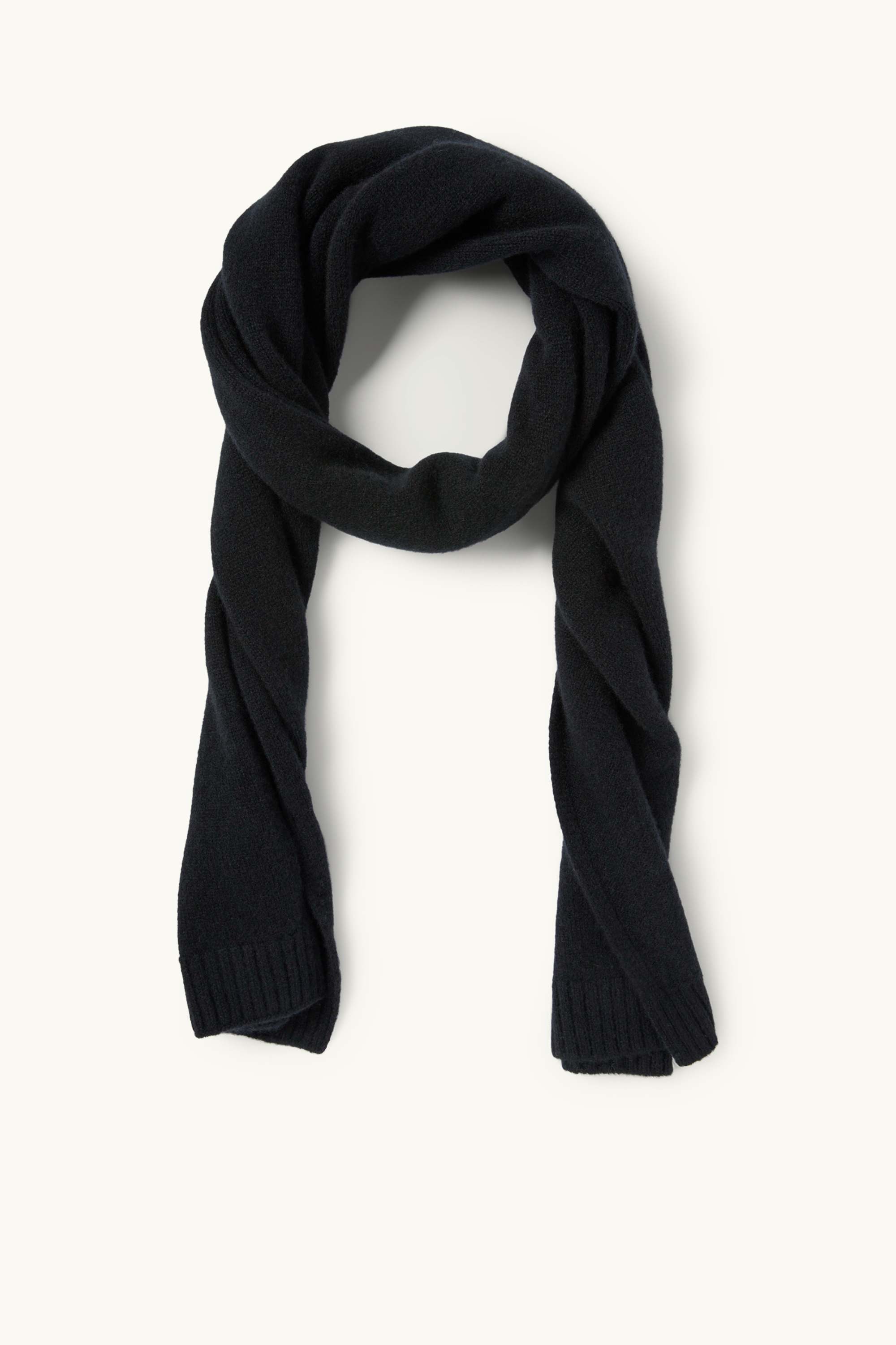Cashmere scarf black