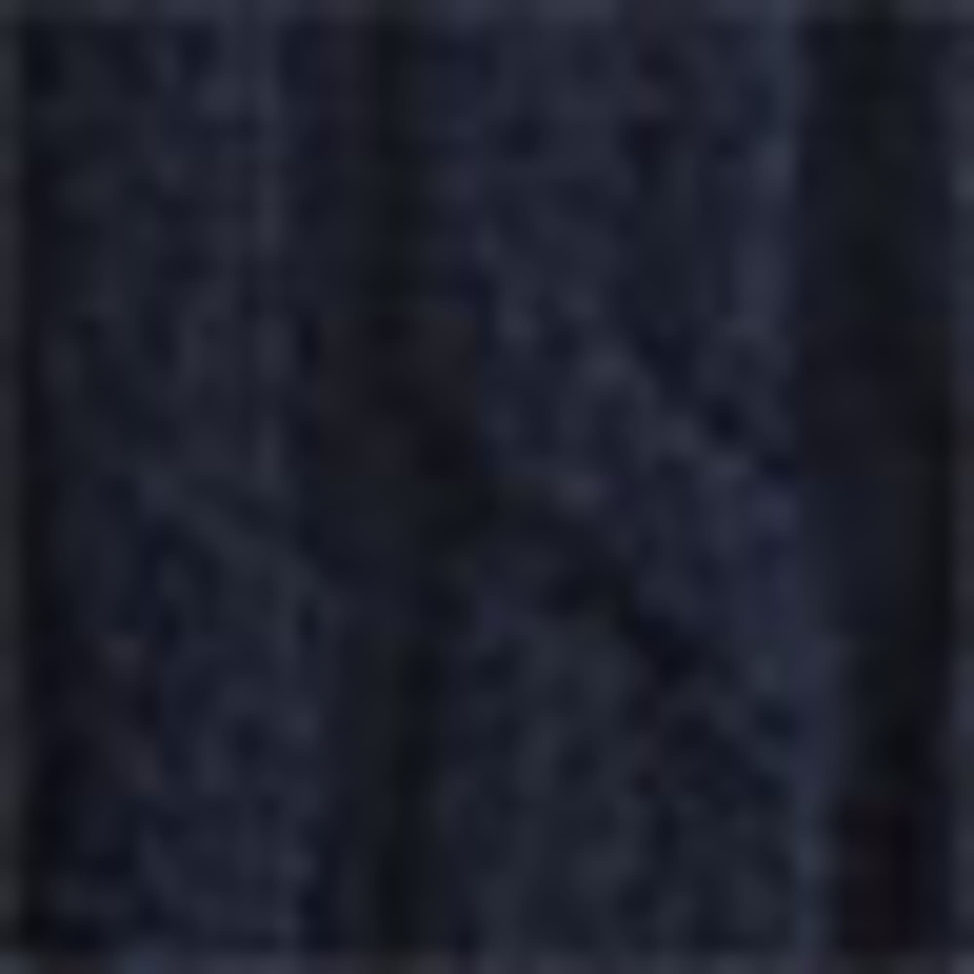 Cardigan - cable knit pattern dark blue / white