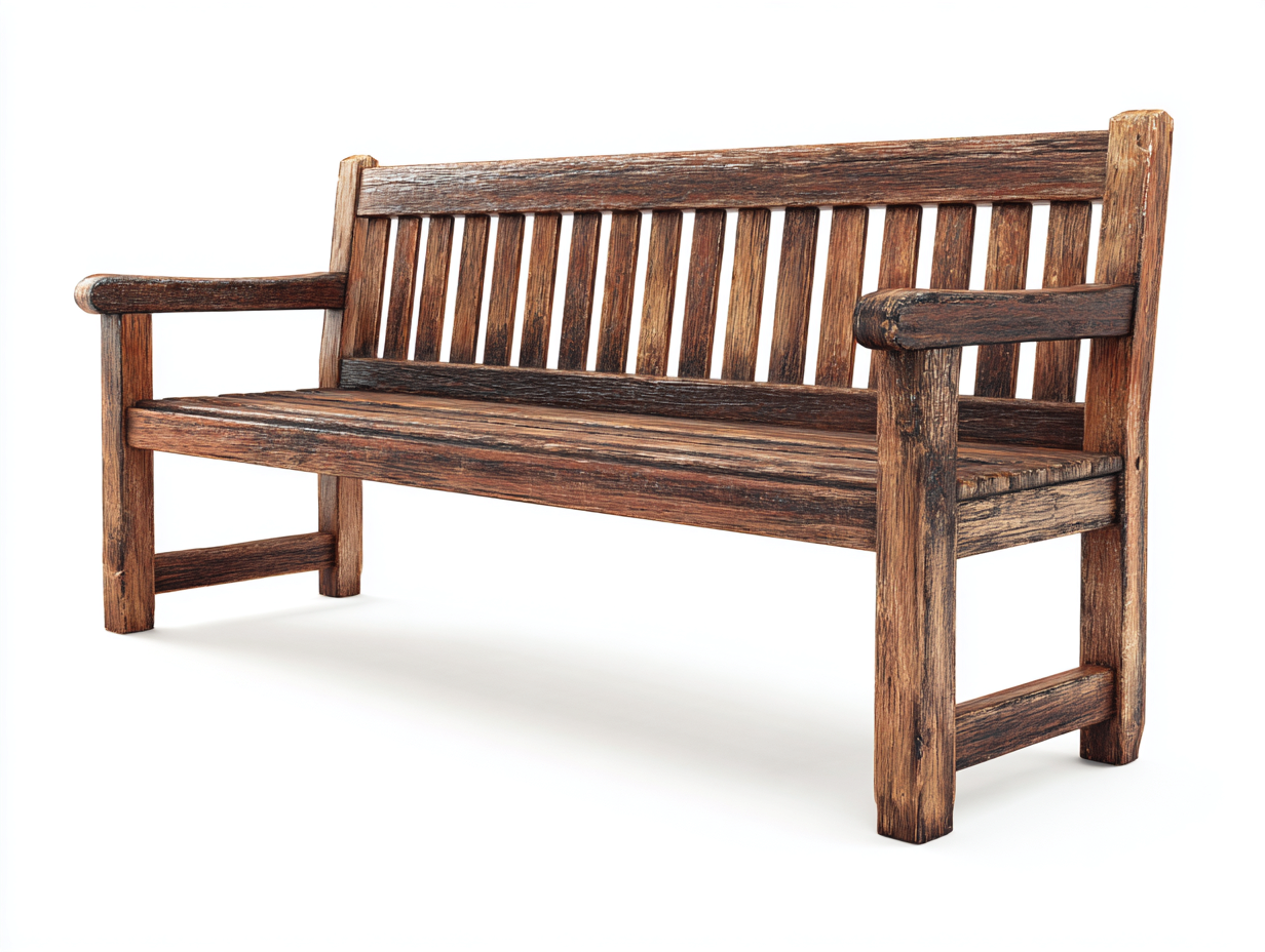 Panche da giardino in legno 145x55x86 cm - marrone naturale - design vintage per esterno