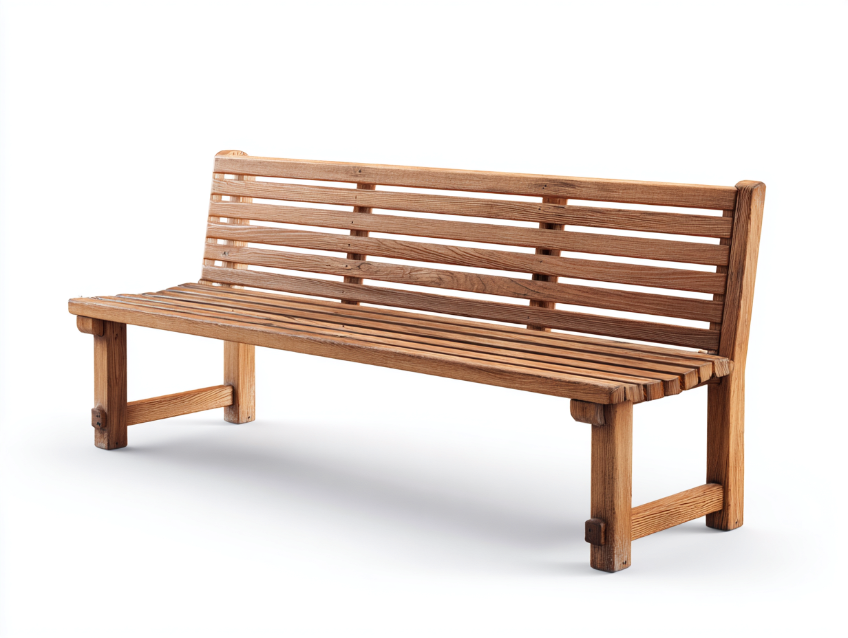 Panche da giardino in legno 150x50x78 cm - naturale - design rustico per esterno