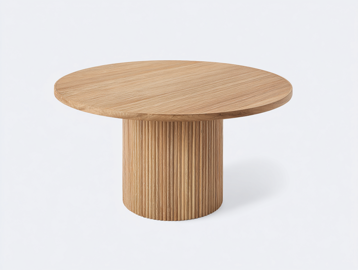 Tavolo da giardino in legno 120x120x75 cm rovere chiaro - stile moderno per esterno