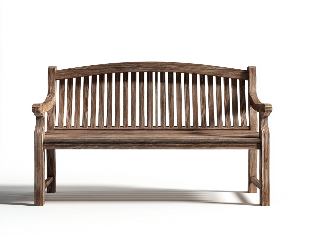 Panche da giardino in legno 160x62x92 cm marrone naturale - stile classico per esterno