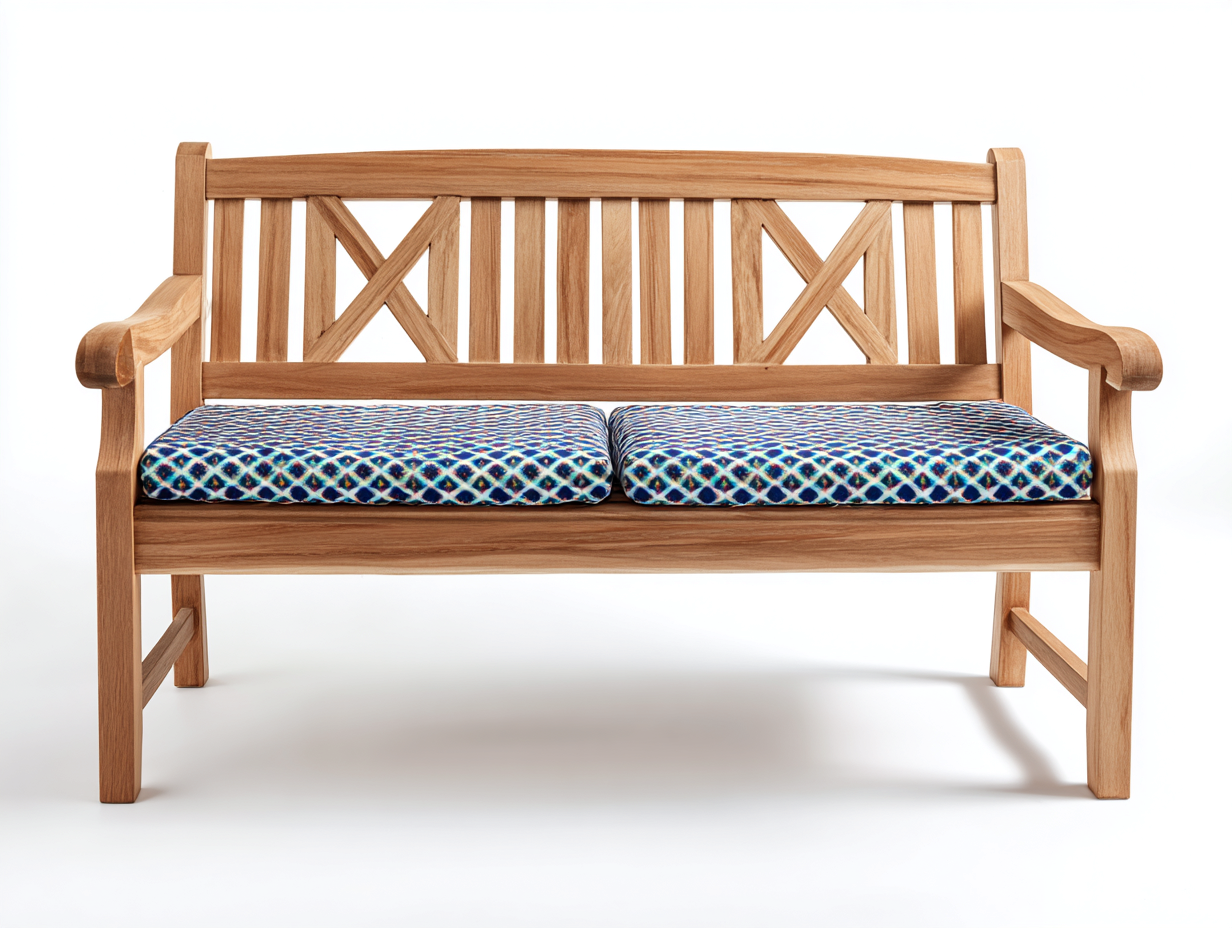 Panche da giardino in legno di teak 160x60x90 cm marrone naturale - stile classico per esterno