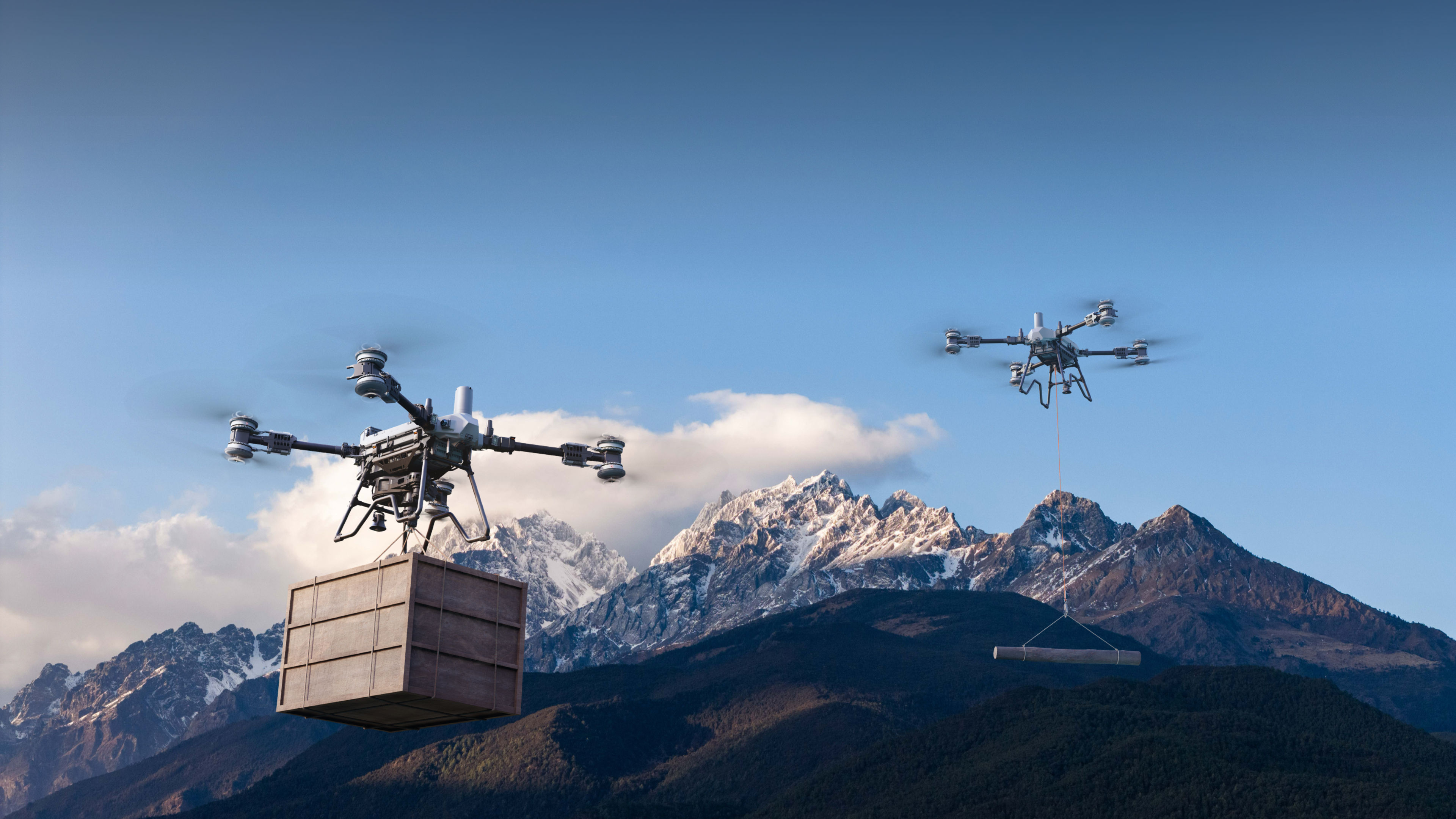 Professional aerial cargo logistics