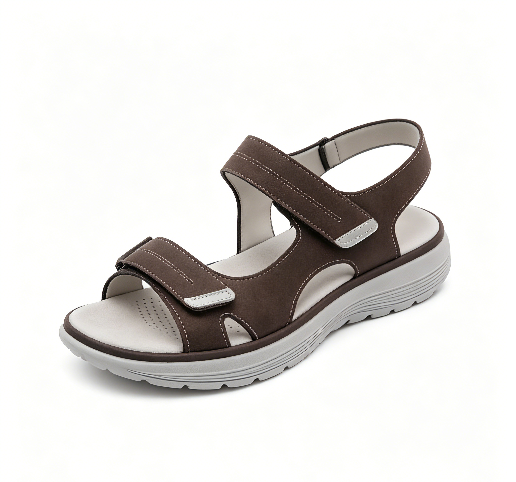 Bequeme Damen-Sandalen mit verstellbaren Riemen