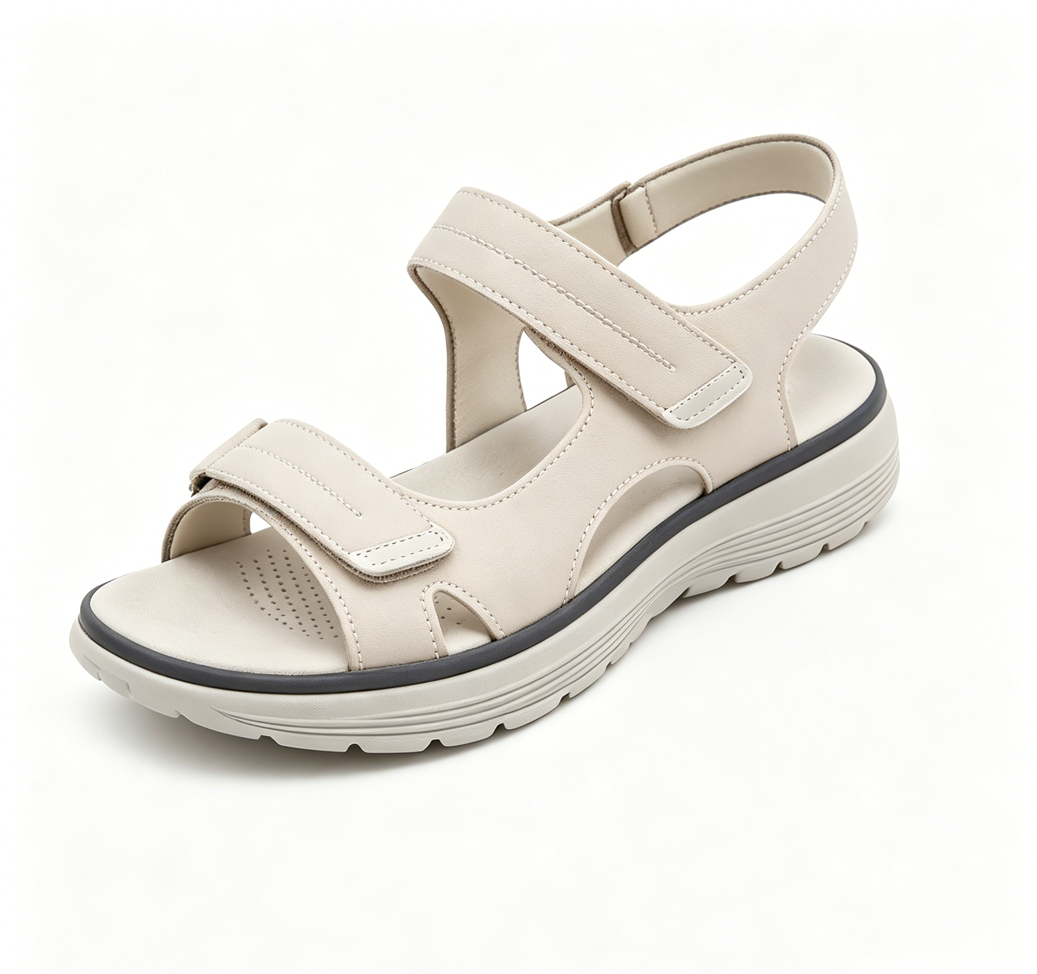 Bequeme Damen-Sandalen mit verstellbaren Riemen