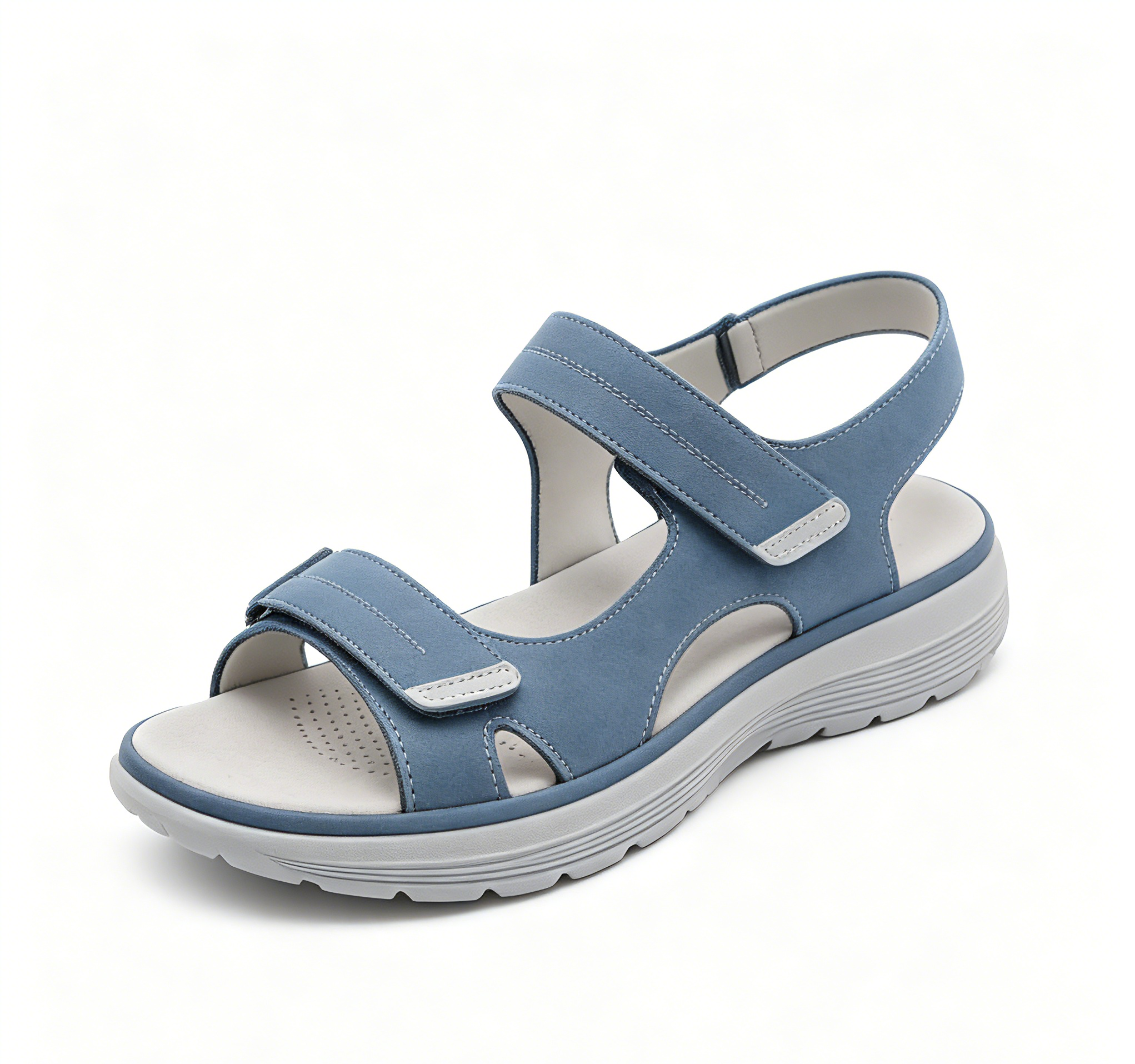 Bequeme Damen-Sandalen mit verstellbaren Riemen