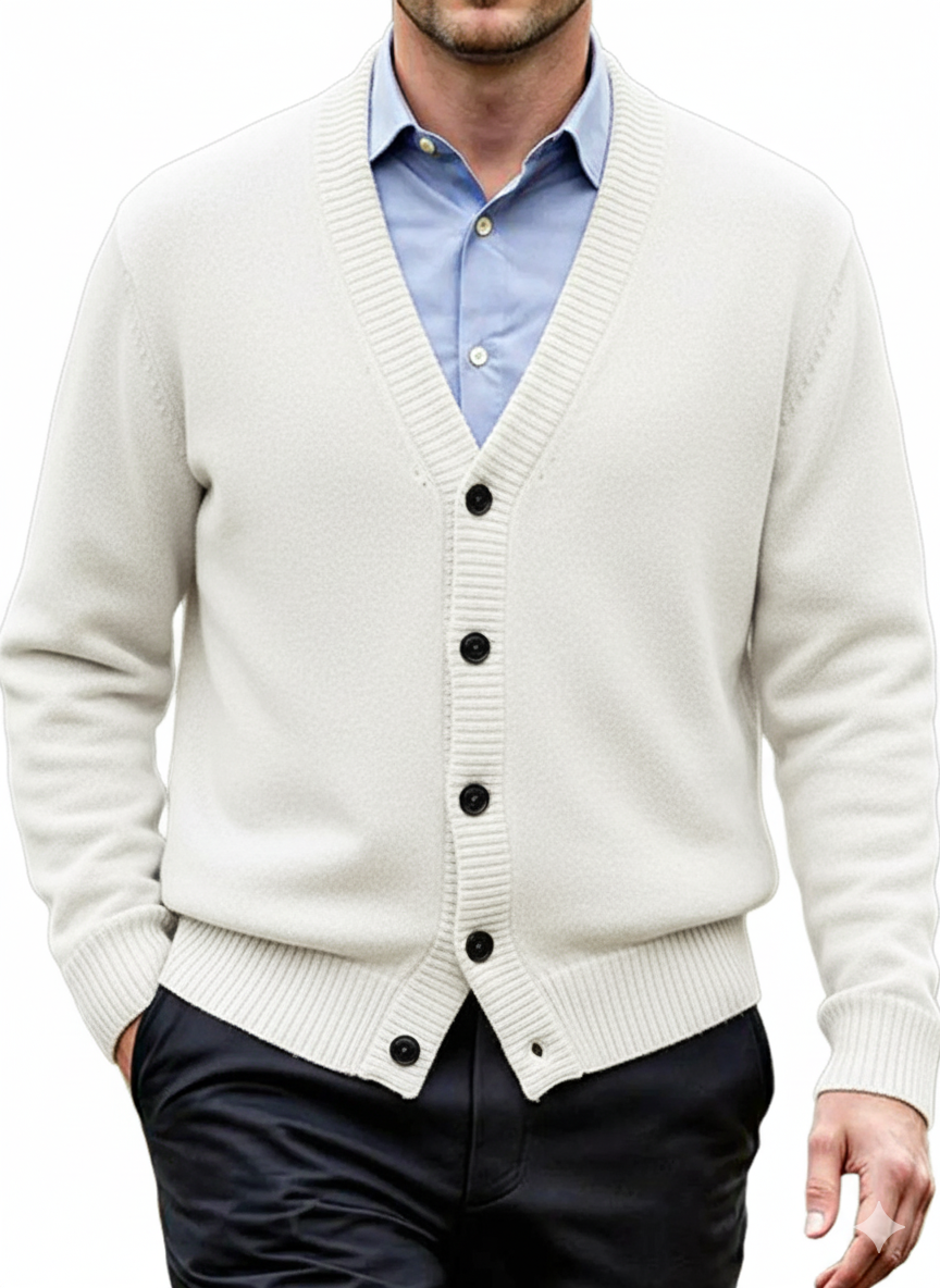 ⏰Saisonaler Abverkauf🔥Herren-Strickjacke, einfarbig, für den Alltag