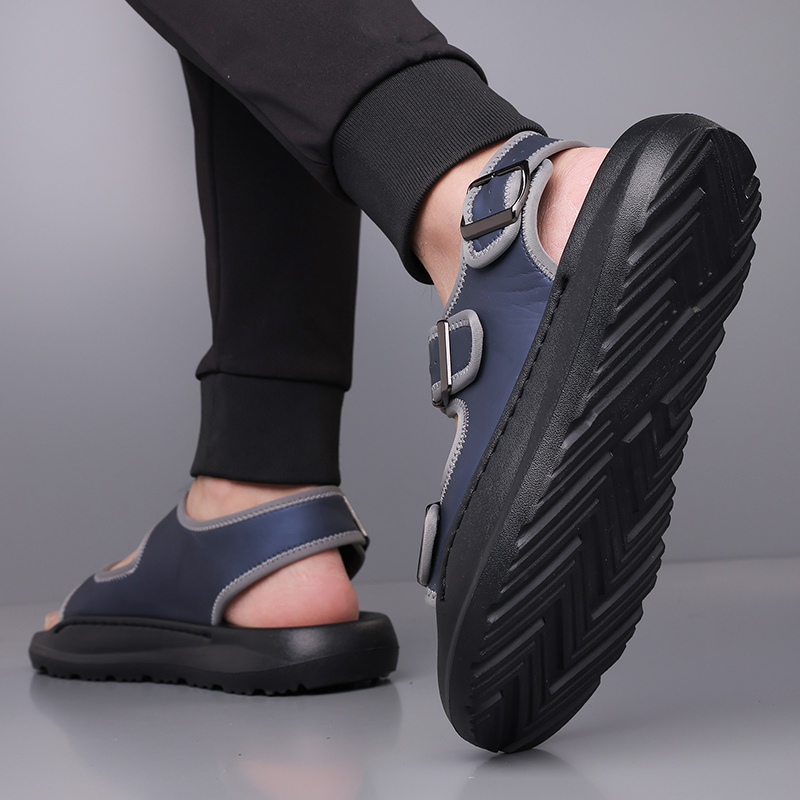 Strandsandalen aus Kalbsleder für Herren