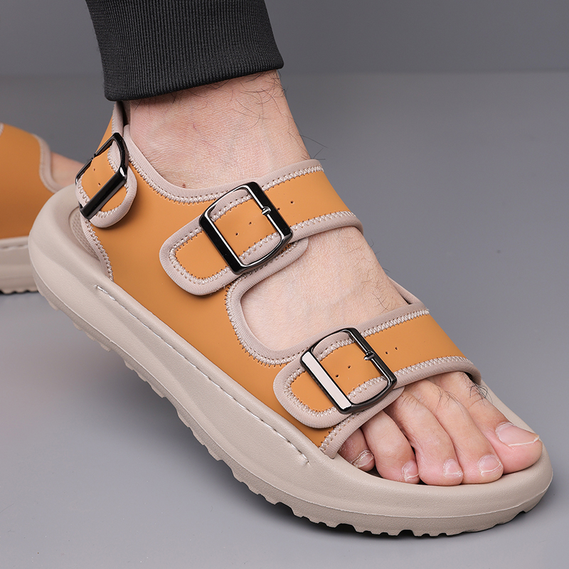 Strandsandalen aus Kalbsleder für Herren