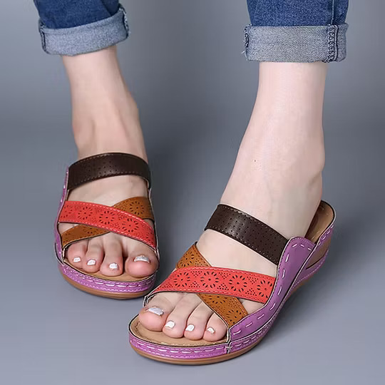 Ergonomische Damen-Sandalen mit Fußgewölbe-Unterstützung