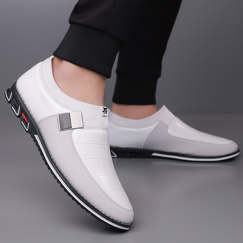 ⏰Saisonaler Abverkauf🔥Modische Herrenschuhe aus Kalbsleder im Karomuster