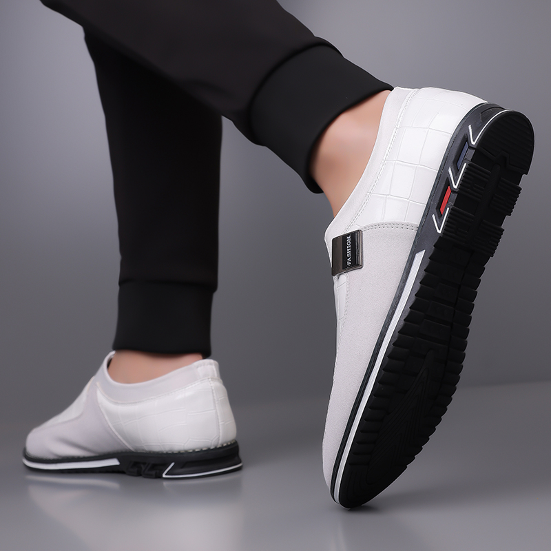 ⏰Saisonaler Abverkauf🔥Modische Herrenschuhe aus Kalbsleder im Karomuster