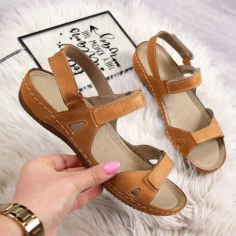 Retro-Sandalen mit Orthopädischem Komfort
