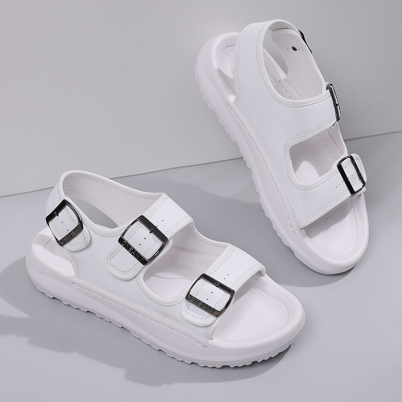 Strandsandalen aus Kalbsleder für Herren
