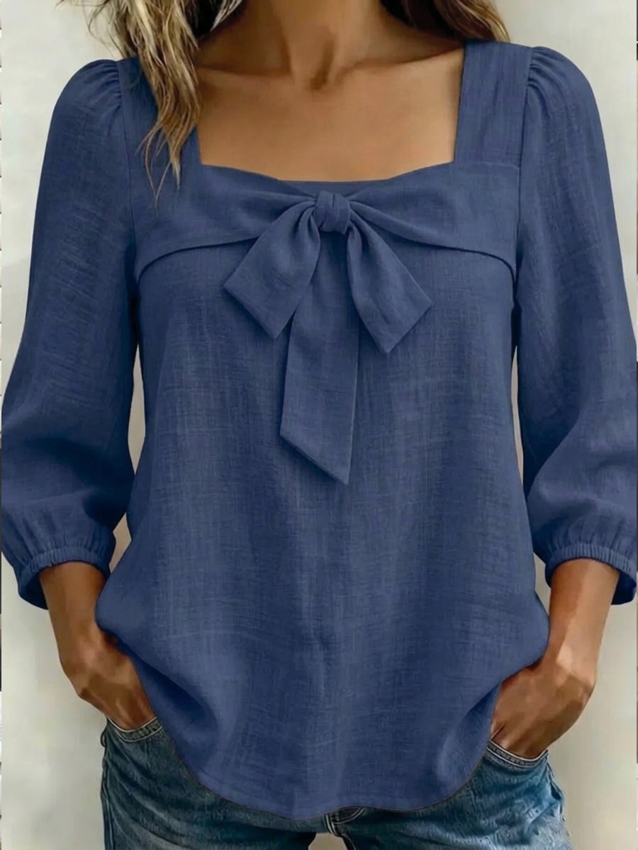 🔥AUSVERKAUF🔥 Stilvolles Baumwollhemd für Damen im Freizeitlook