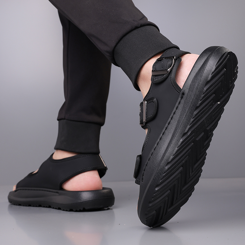 Strandsandalen aus Kalbsleder für Herren
