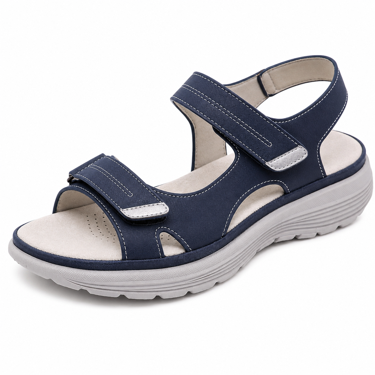 Bequeme Damen-Sandalen mit verstellbaren Riemen