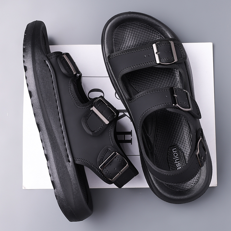 Strandsandalen aus Kalbsleder für Herren