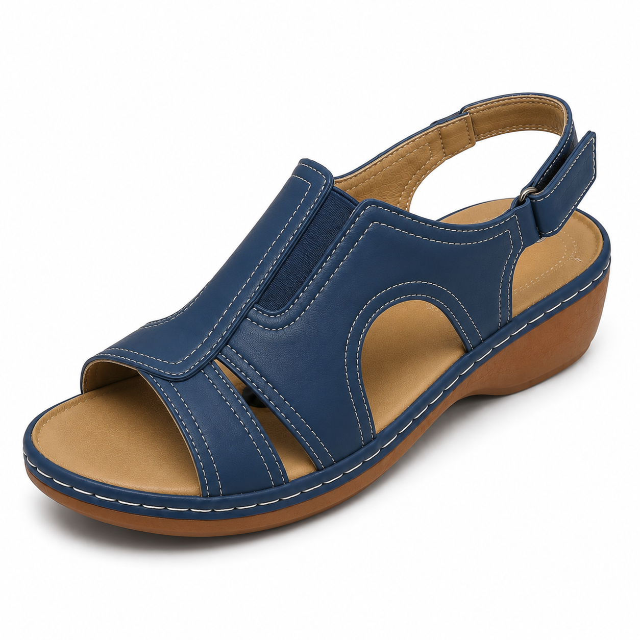 🎁 Sonderangebot am letzten Tag: 70 % Rabatt 🎁 Orthopädische Keilabsatz-Sandalen für Damen, Sommer 2026, aus Premium-Leder