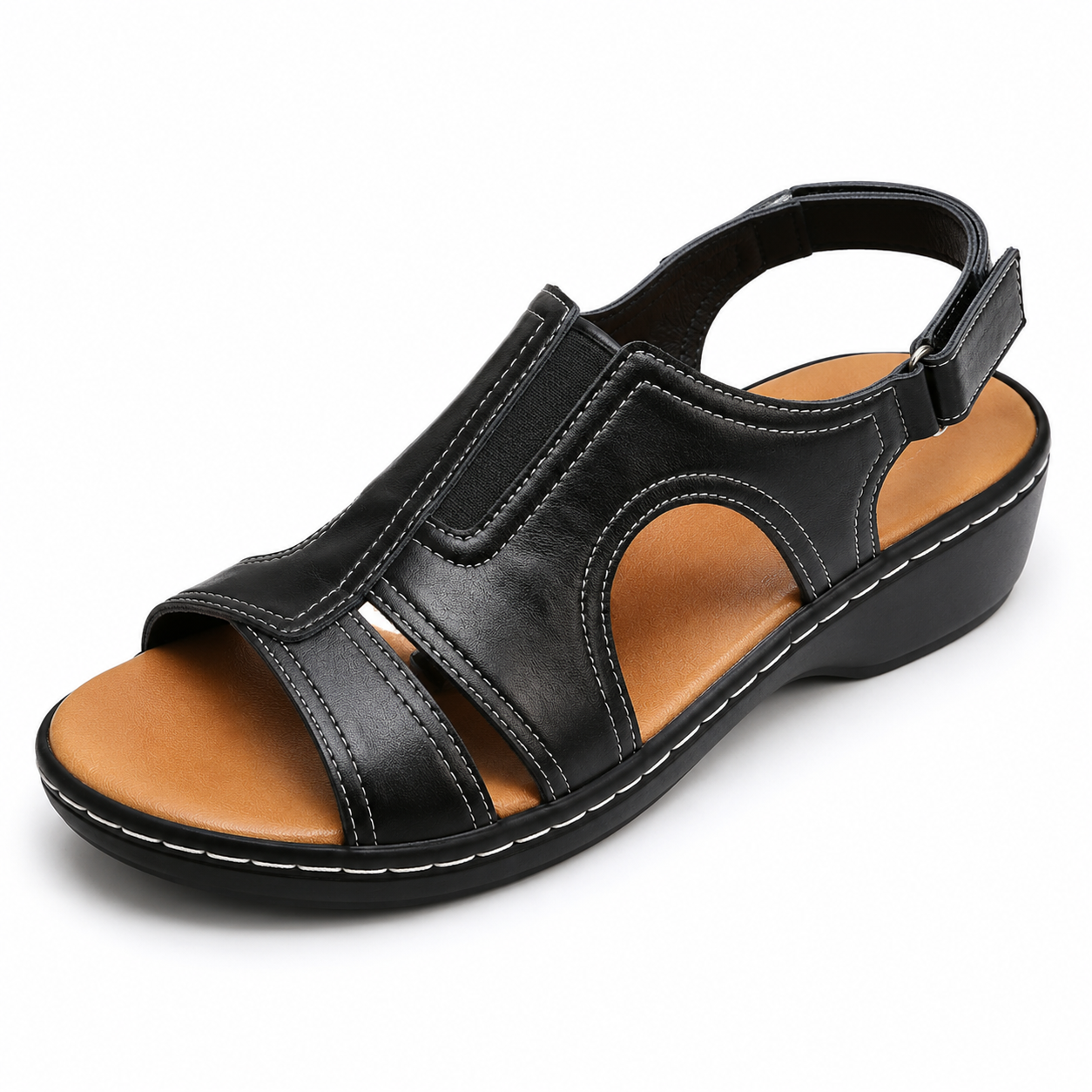 🎁 Sonderangebot am letzten Tag: 70 % Rabatt 🎁 Orthopädische Keilabsatz-Sandalen für Damen, Sommer 2026, aus Premium-Leder
