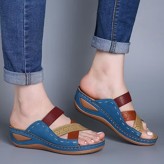 Ergonomische Damen-Sandalen mit Fußgewölbe-Unterstützung