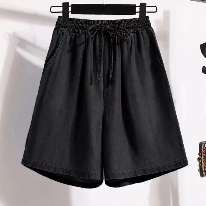 Women's Lightweight Drawstring Casual Shorts with Pockets